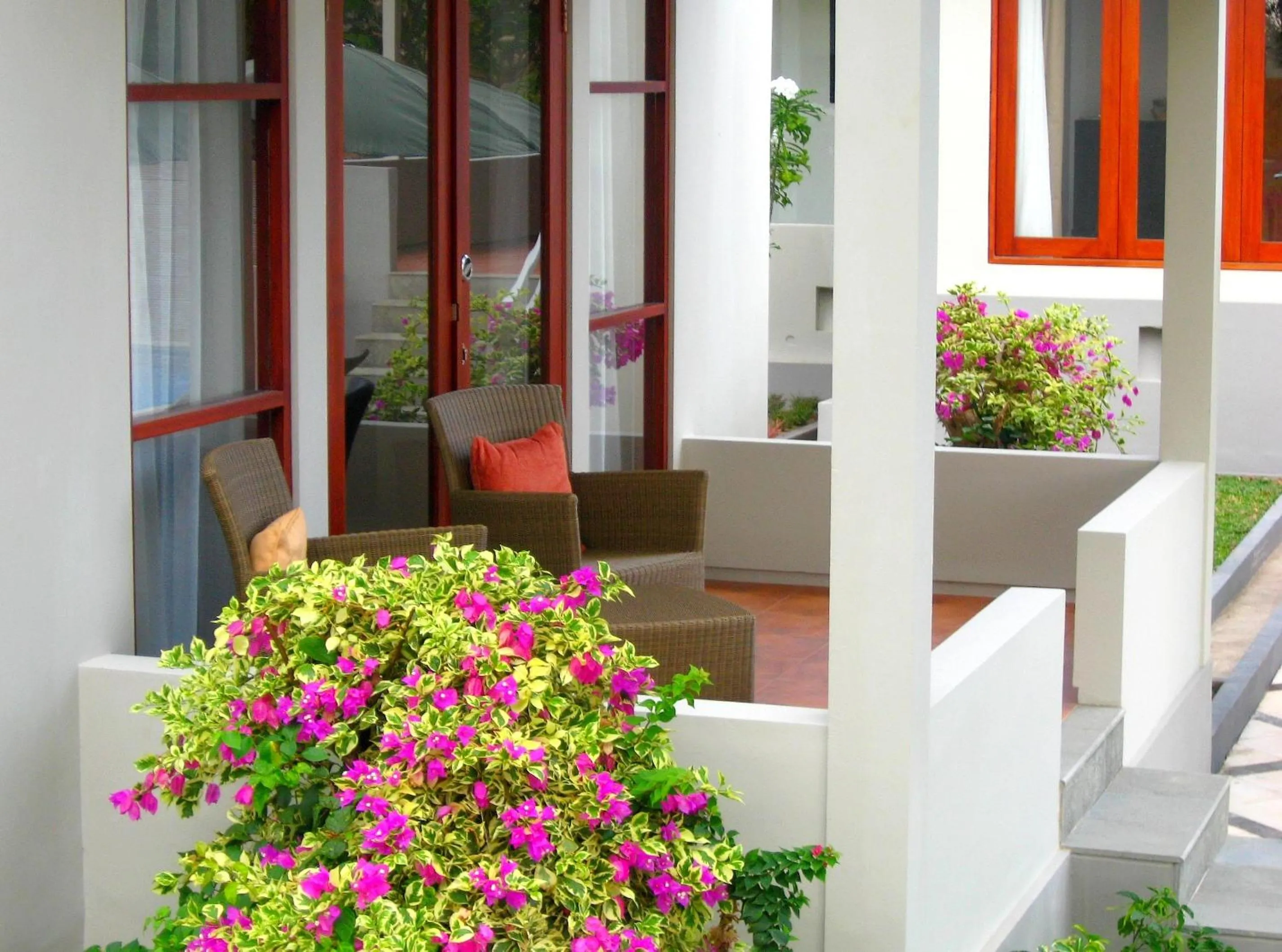 Garden view in Villa Karingal