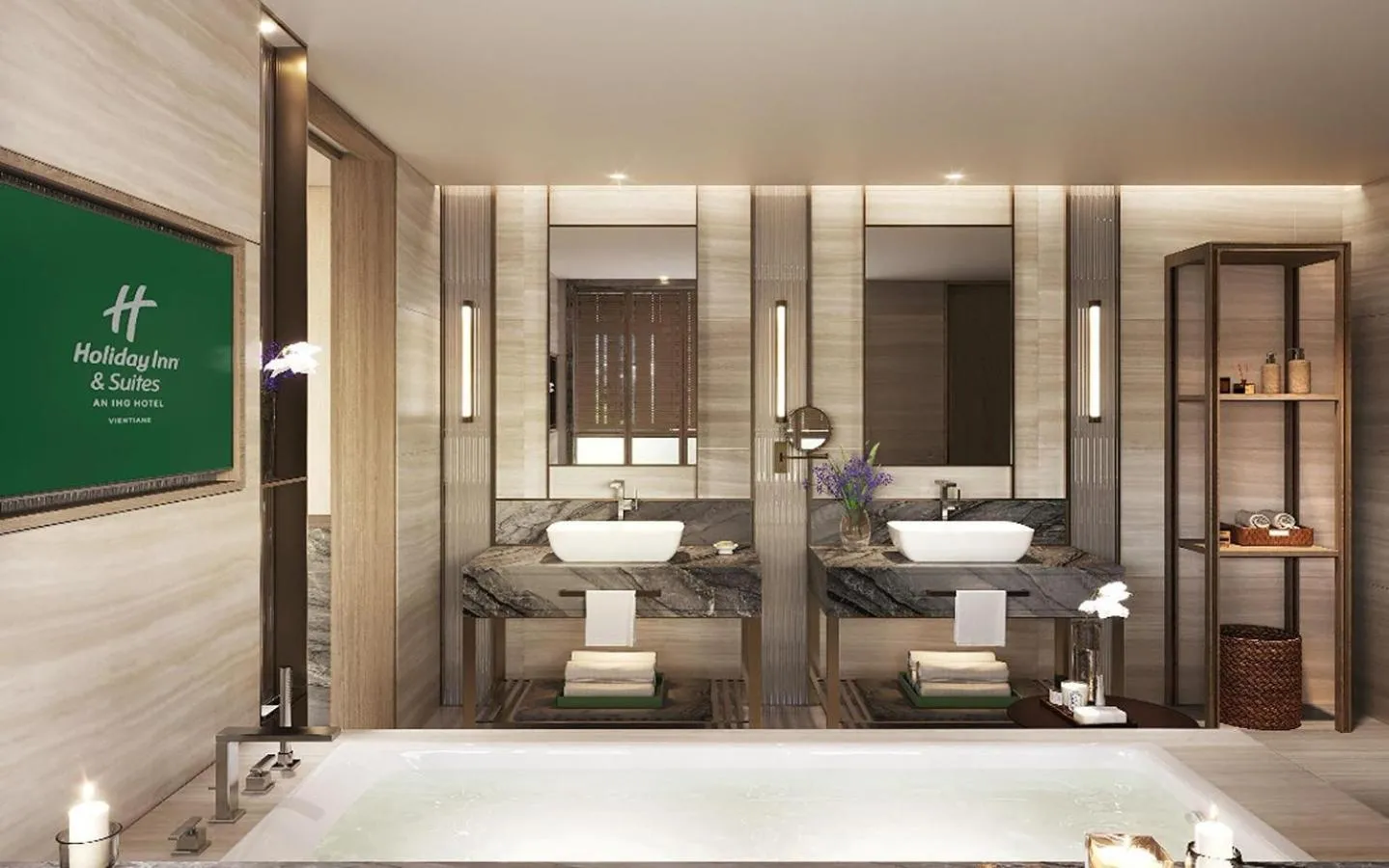 Bathroom in Holiday Inn & Suites Vientiane by IHG