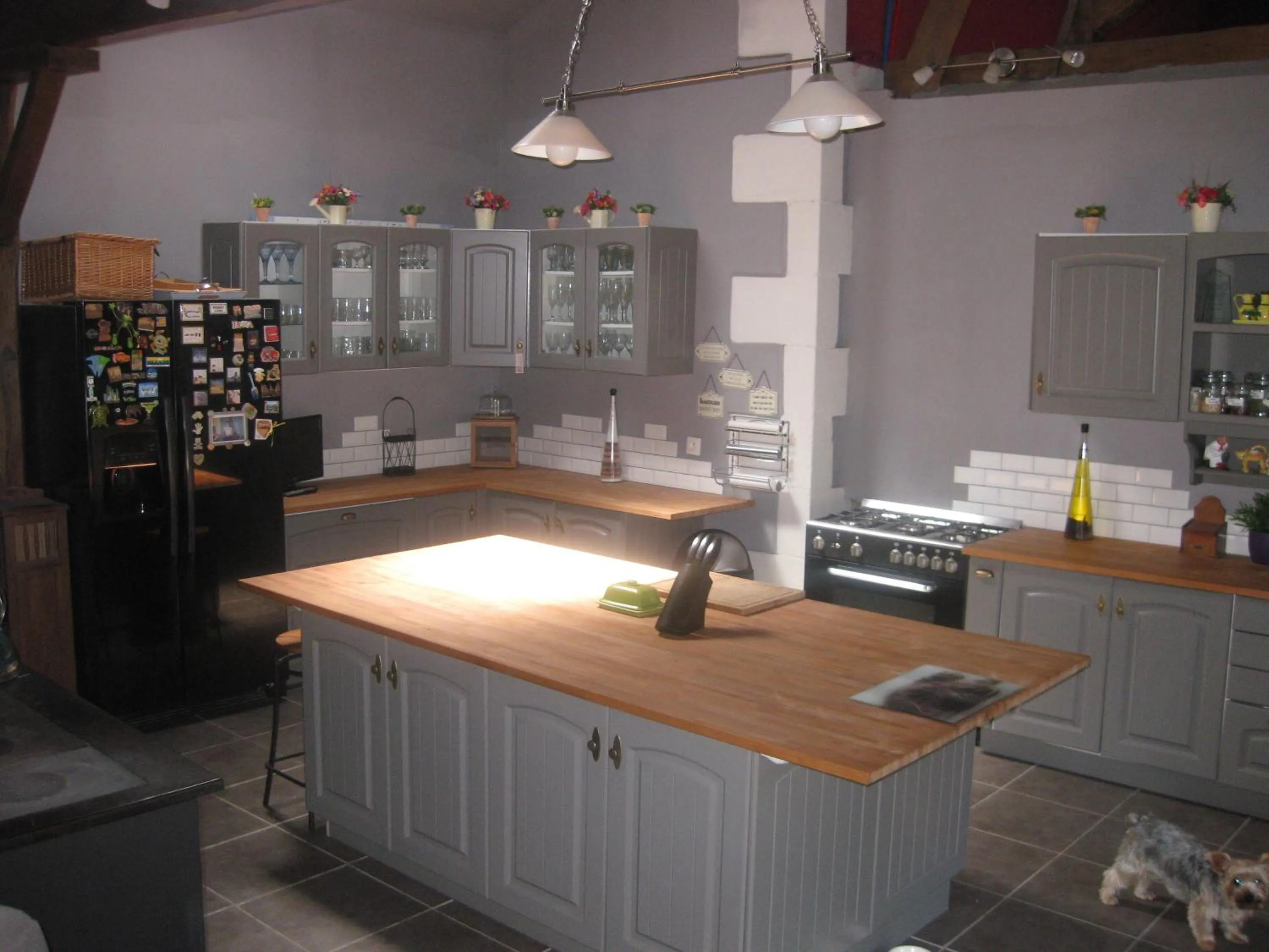 Kitchen or kitchenette in Le Petit Cochon chambre d` hotes