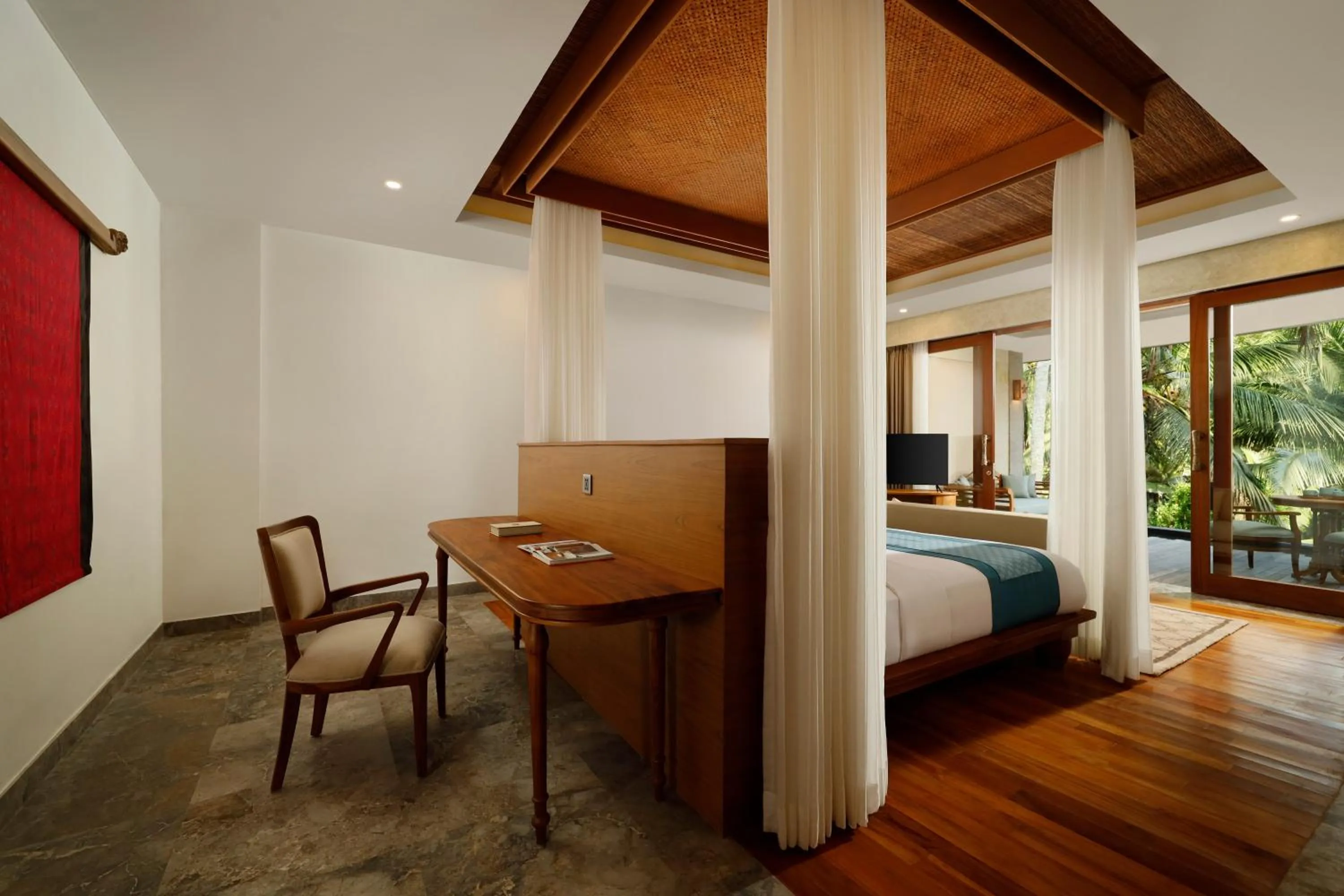 Bed in Abisena Wellness & Resort Ubud-Adult Only