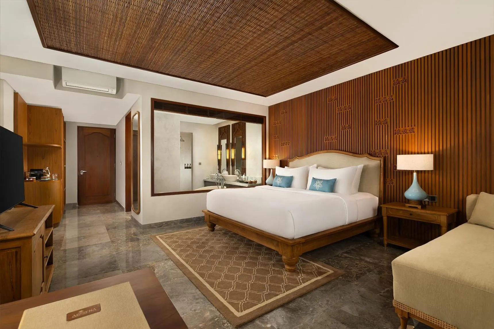 Bed in Abisena Wellness & Resort Ubud-Adult Only