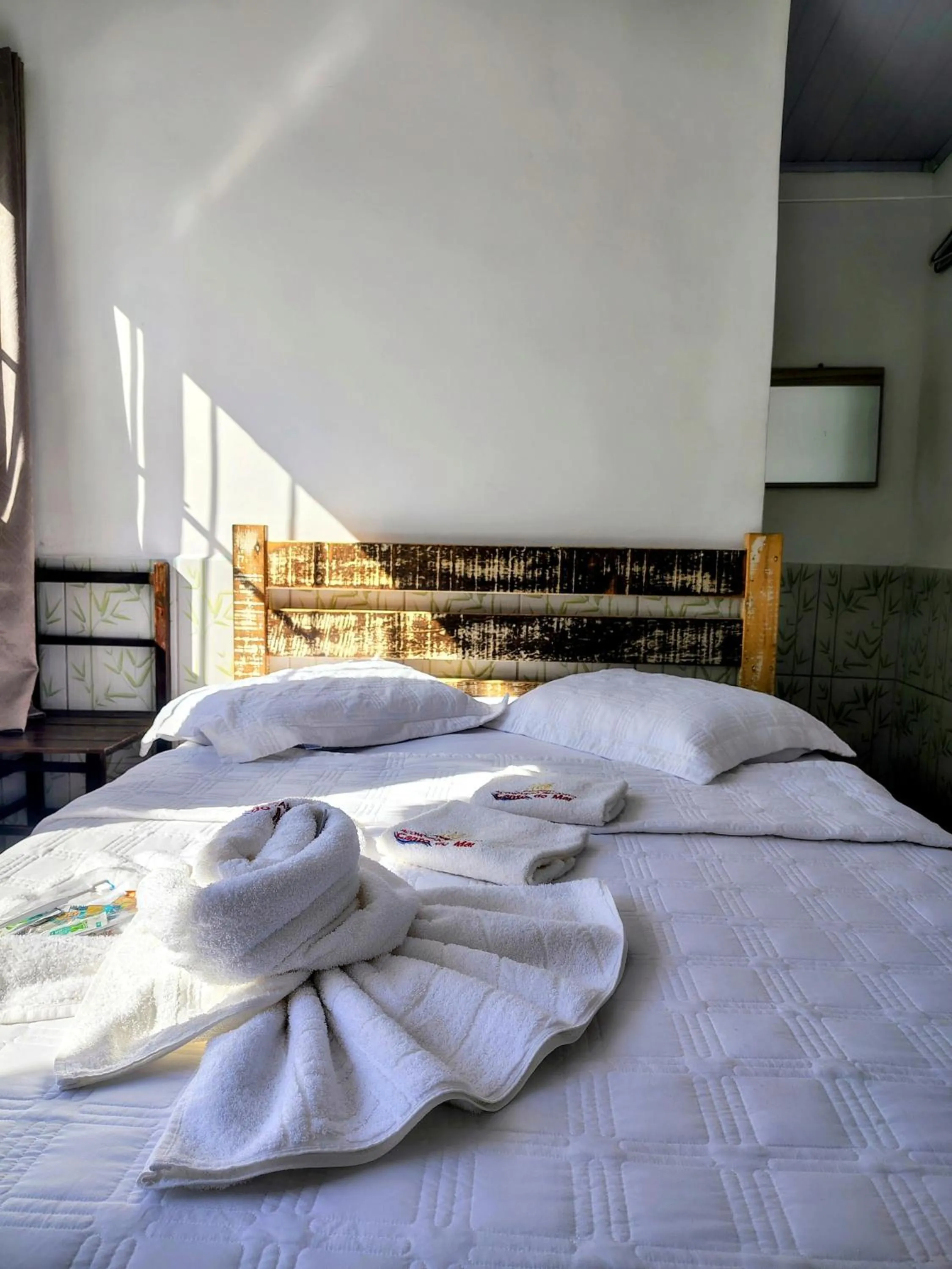 Bed in Pousada Aconchego Recanto Do Mar