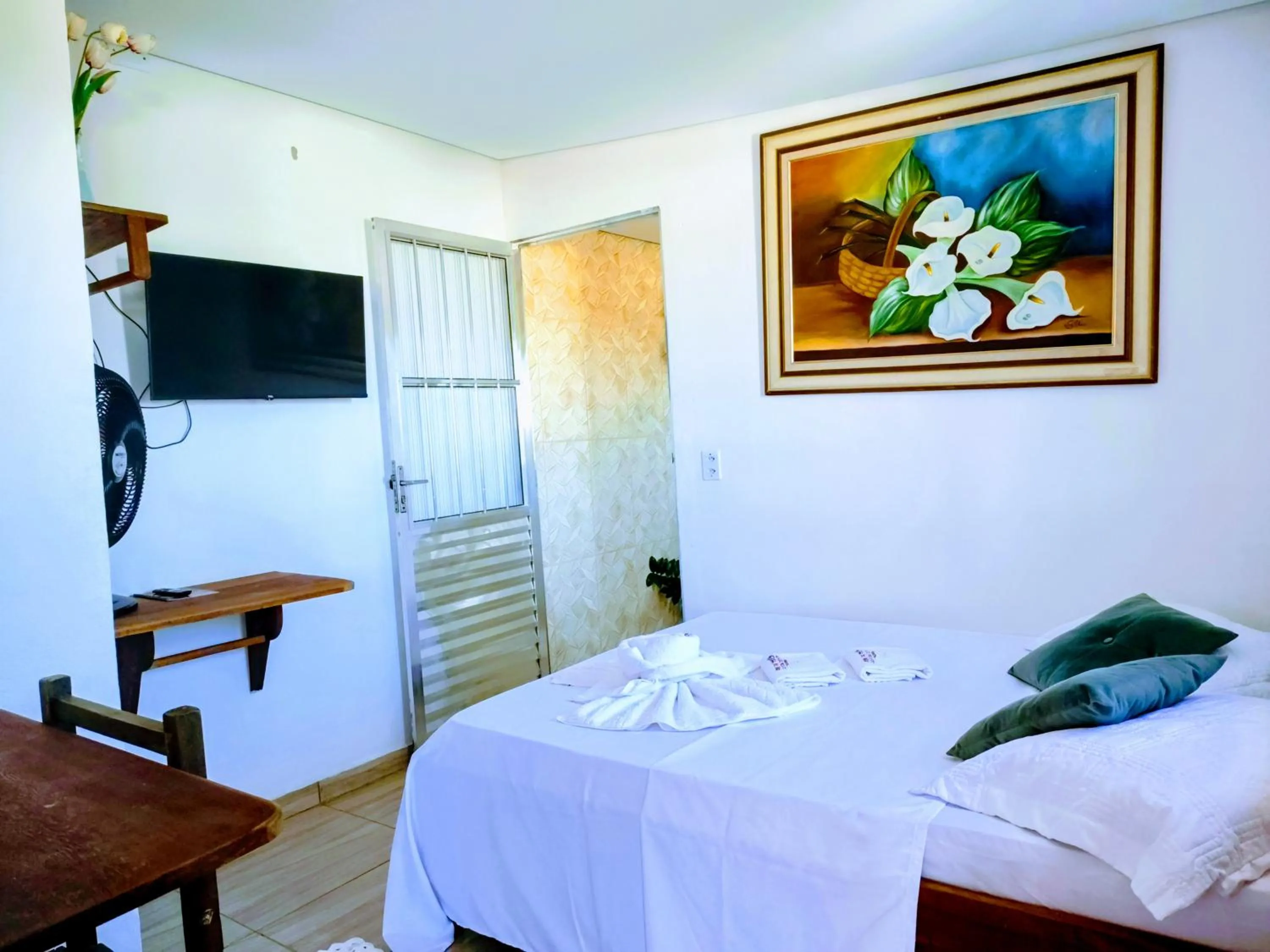 Bed in Pousada Aconchego Recanto Do Mar