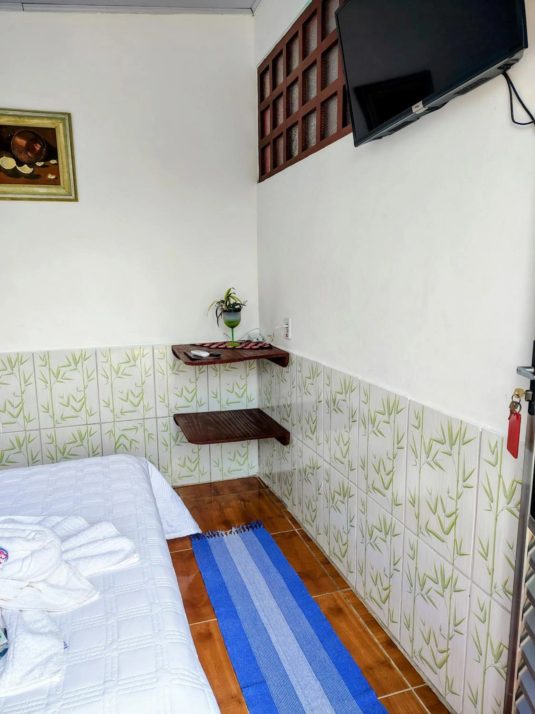 Bed in Pousada Aconchego Recanto Do Mar