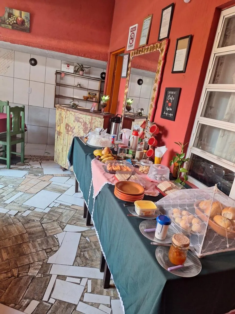 Food and drinks in Pousada Aconchego Recanto Do Mar