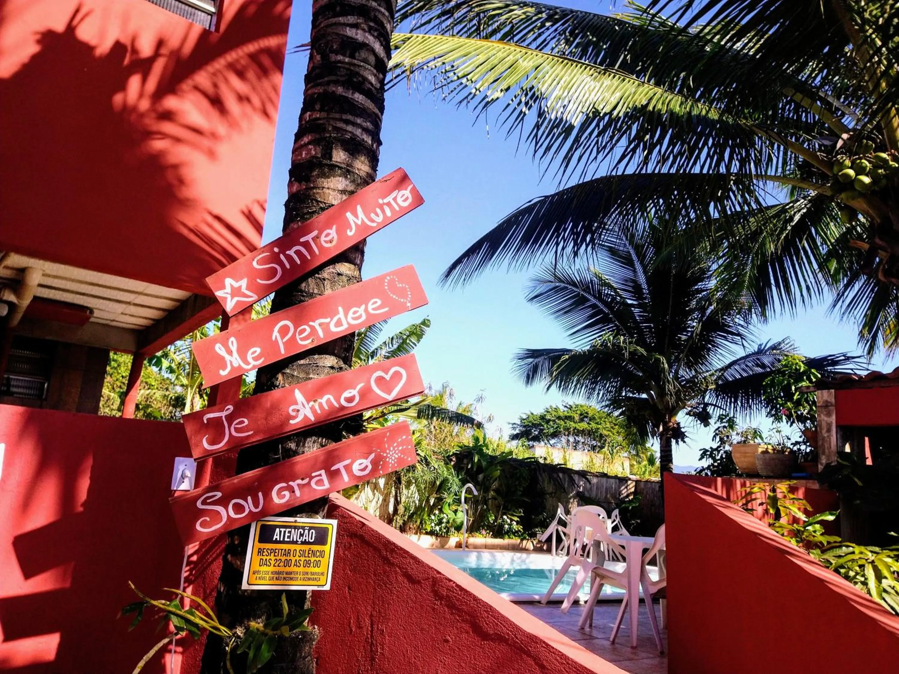 Garden view in Pousada Aconchego Recanto Do Mar