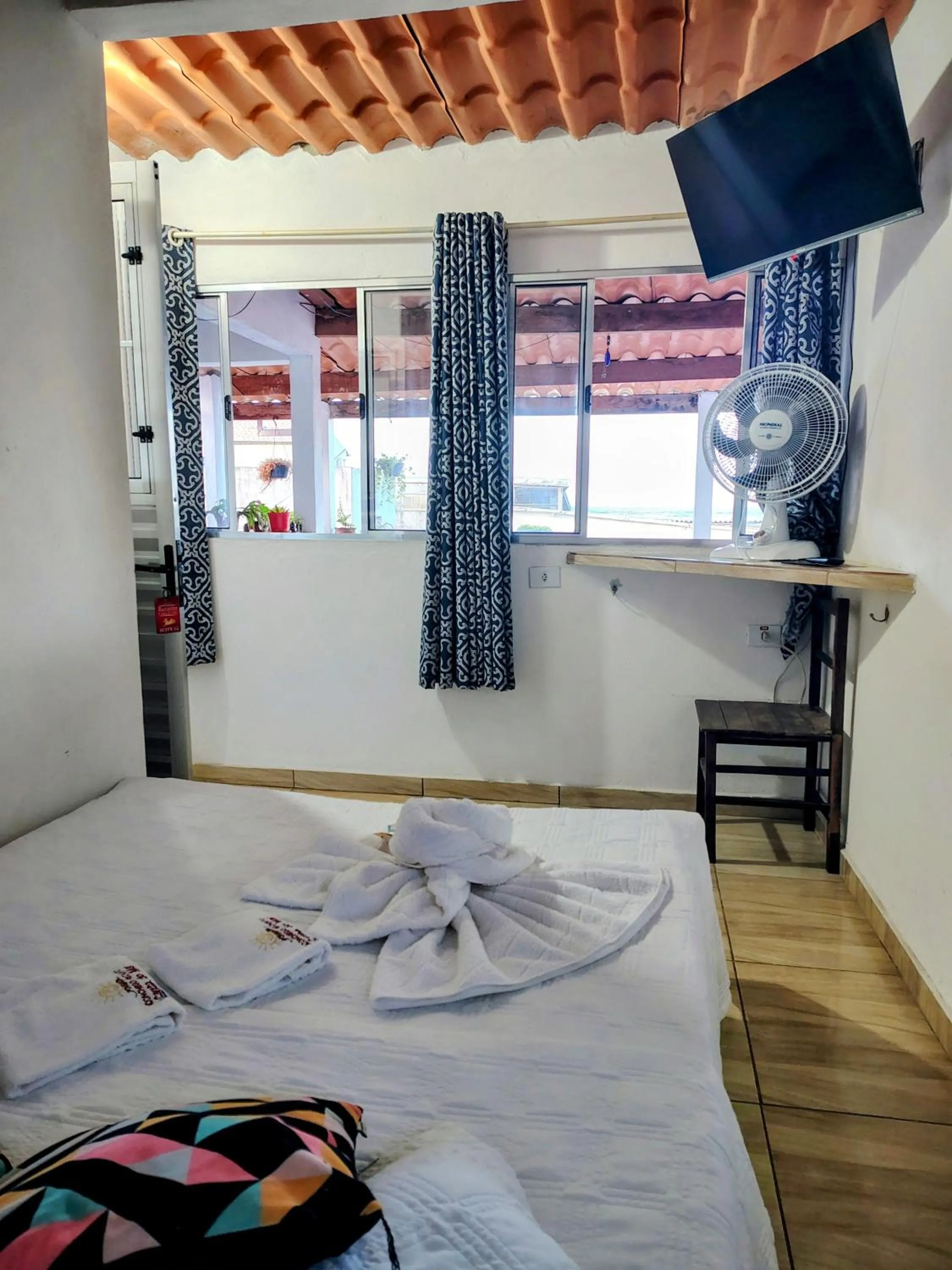 Bed in Pousada Aconchego Recanto Do Mar