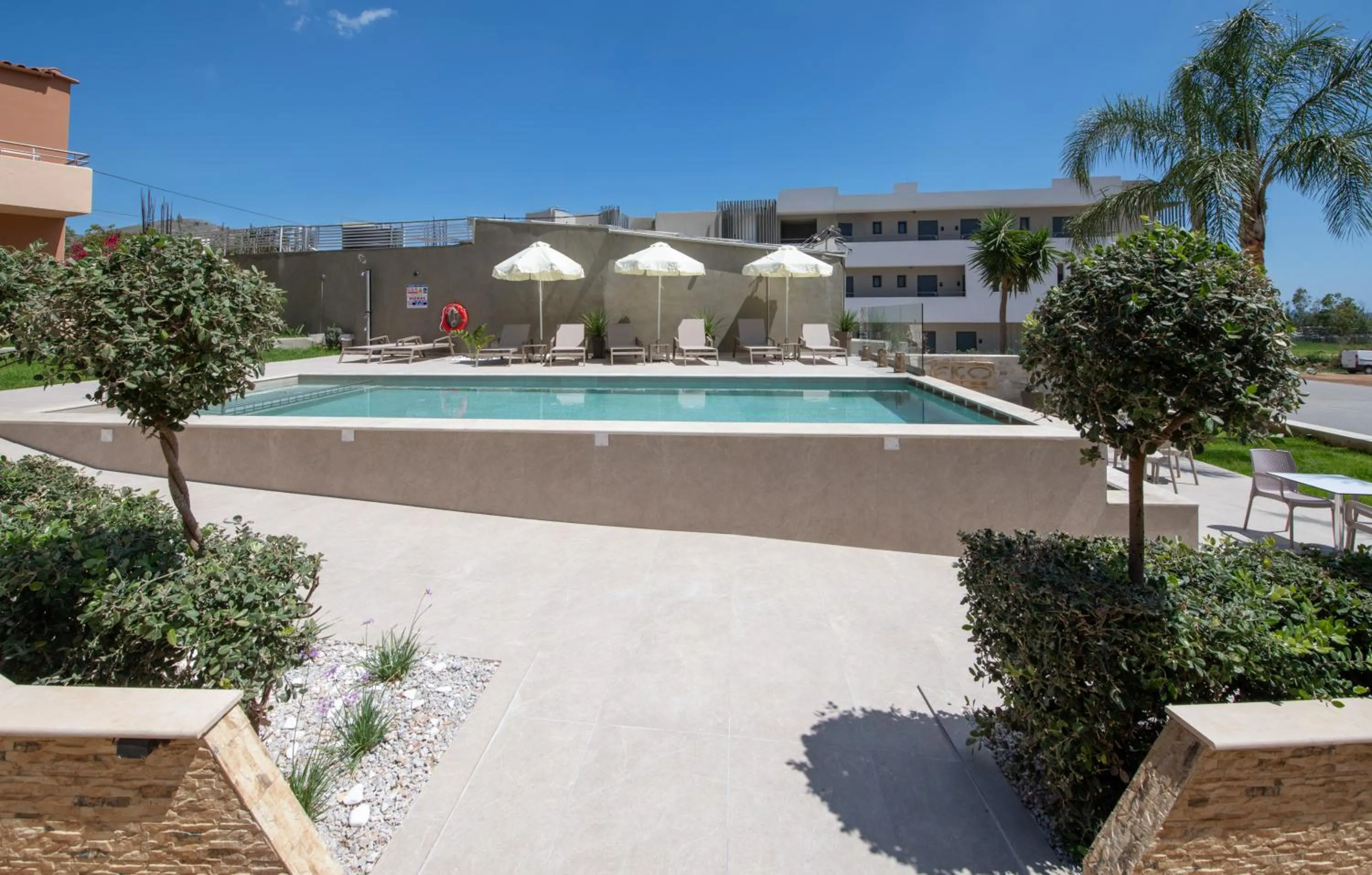 Swimming pool in Eko Suites