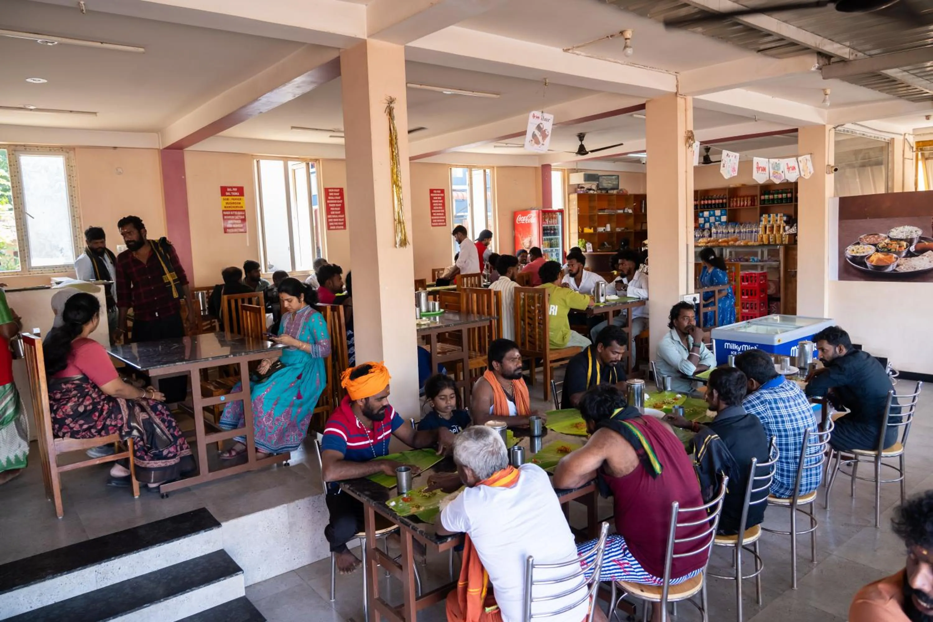 Restaurant/places to eat in Aryas Residency- Near Isha Foundation Coimbatore & Karunya University