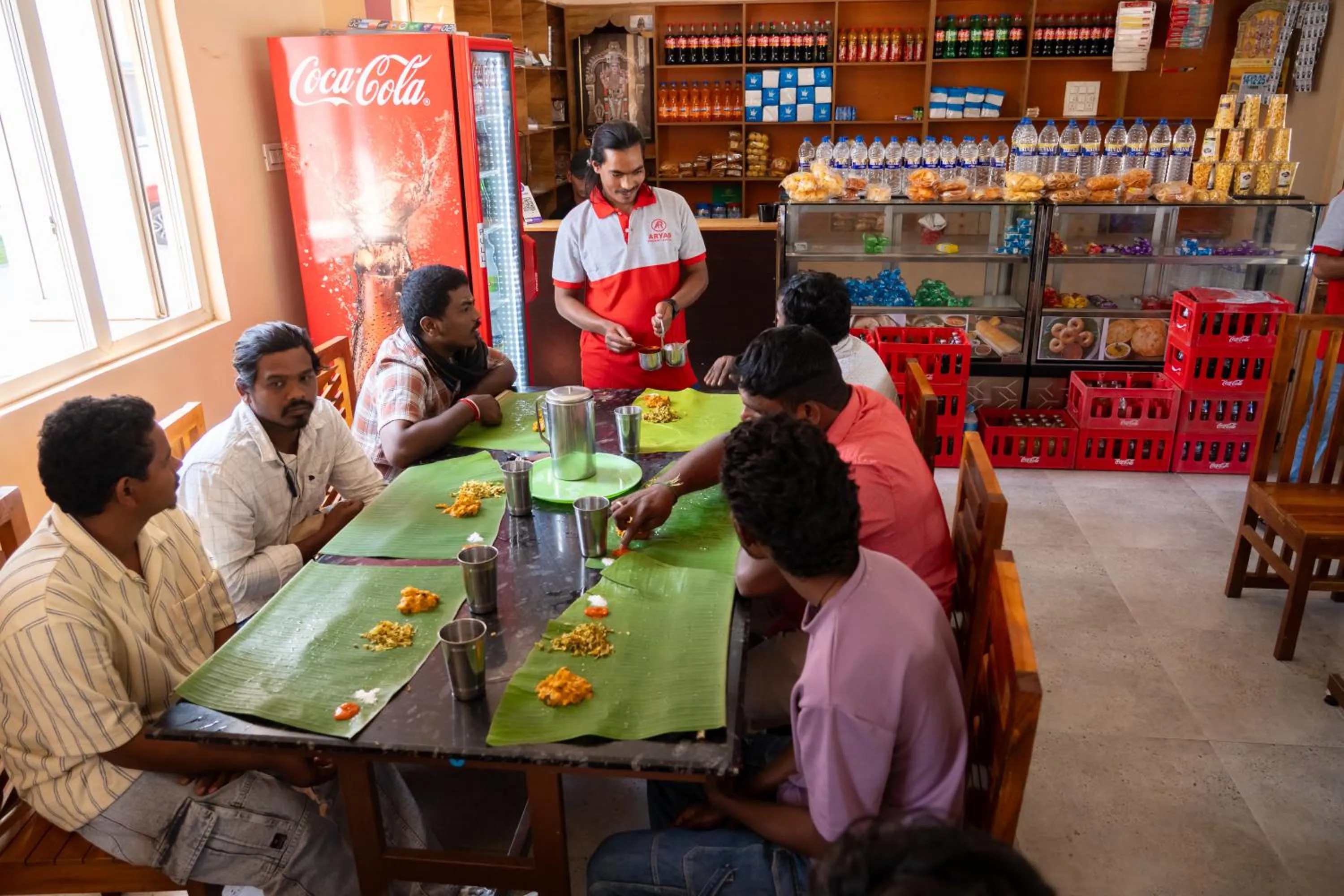 Restaurant/places to eat in Aryas Residency- Near Isha Foundation Coimbatore & Karunya University