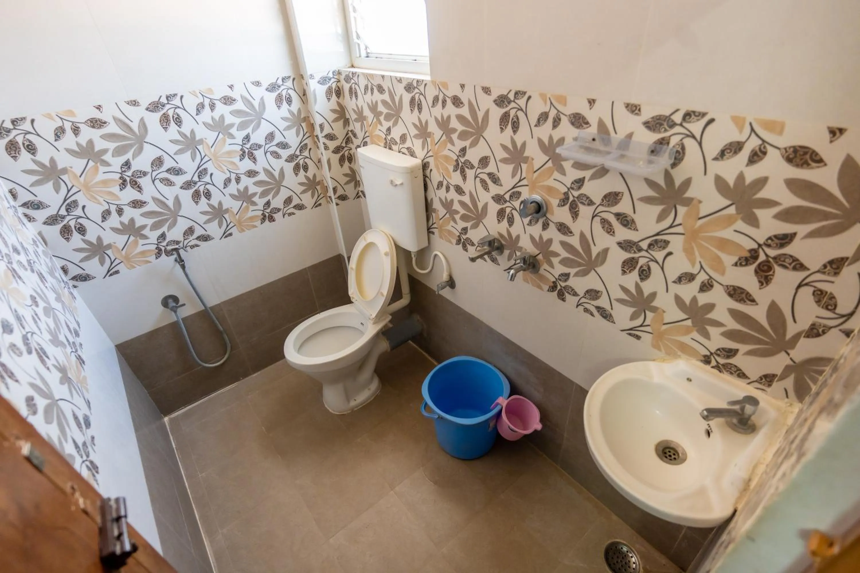 Bathroom in Aryas Residency- Near Isha Foundation Coimbatore & Karunya University