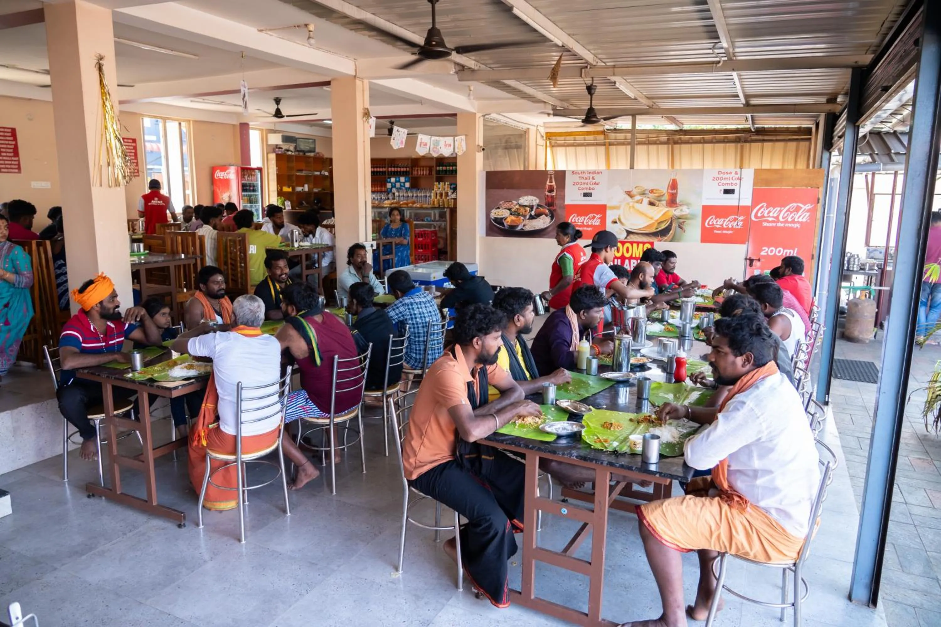 Restaurant/places to eat in Aryas Residency- Near Isha Foundation Coimbatore & Karunya University