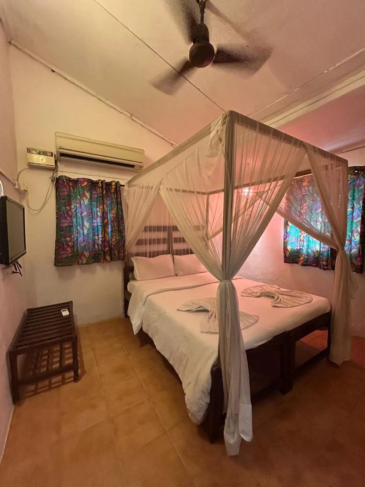 Bedroom, Bed in Ocean View Goan Beach House