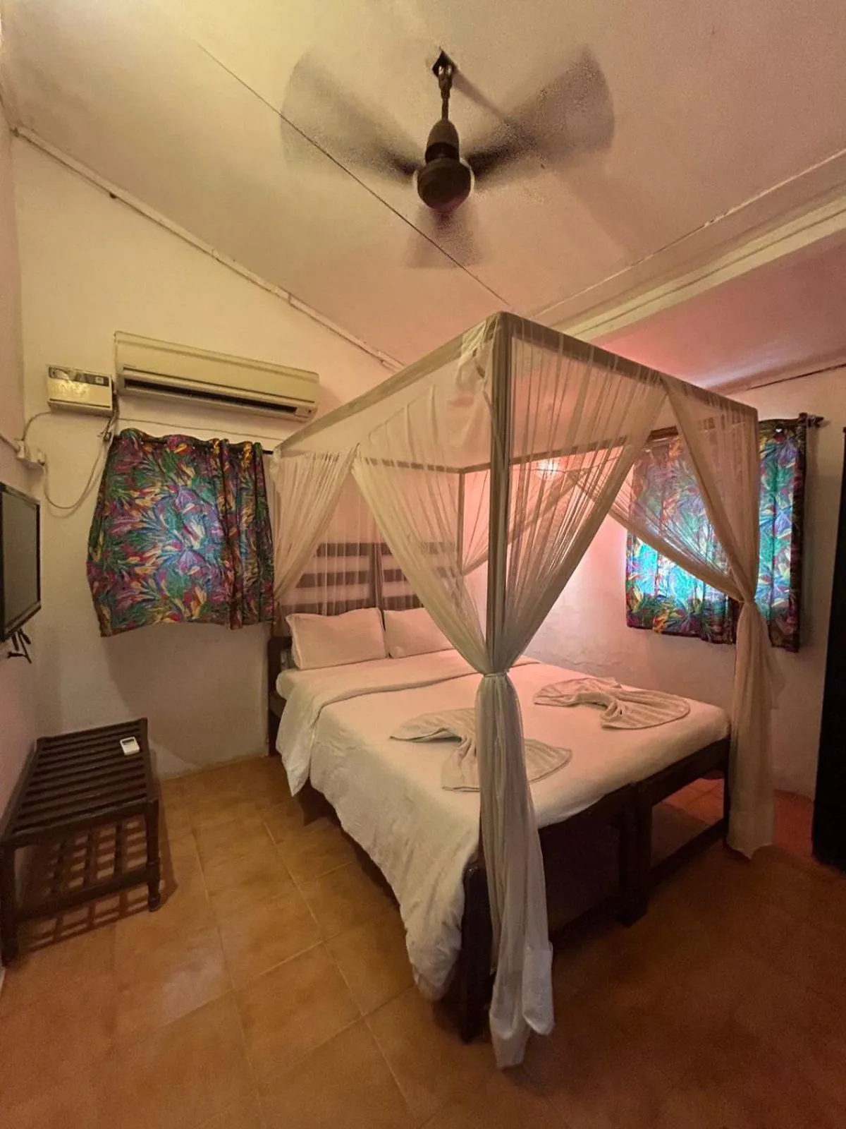 Bedroom, Bed in Ocean View Goan Beach House