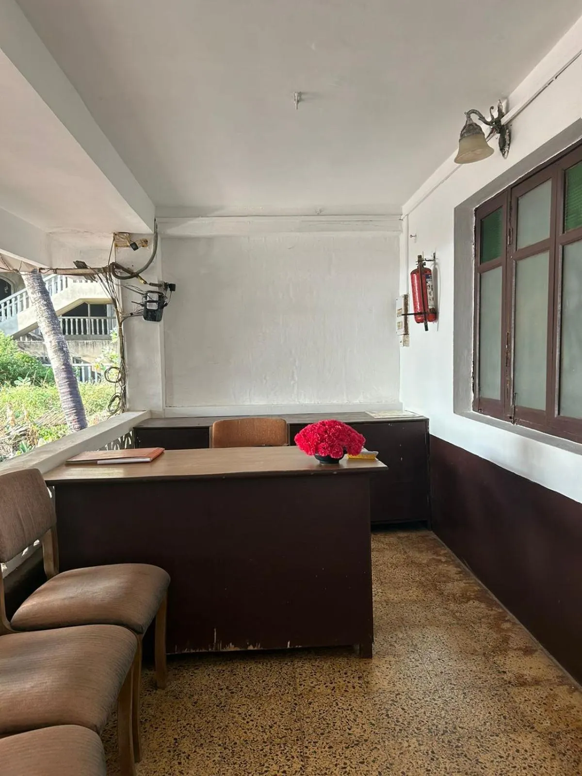 Seating area in Ocean View Goan Beach House