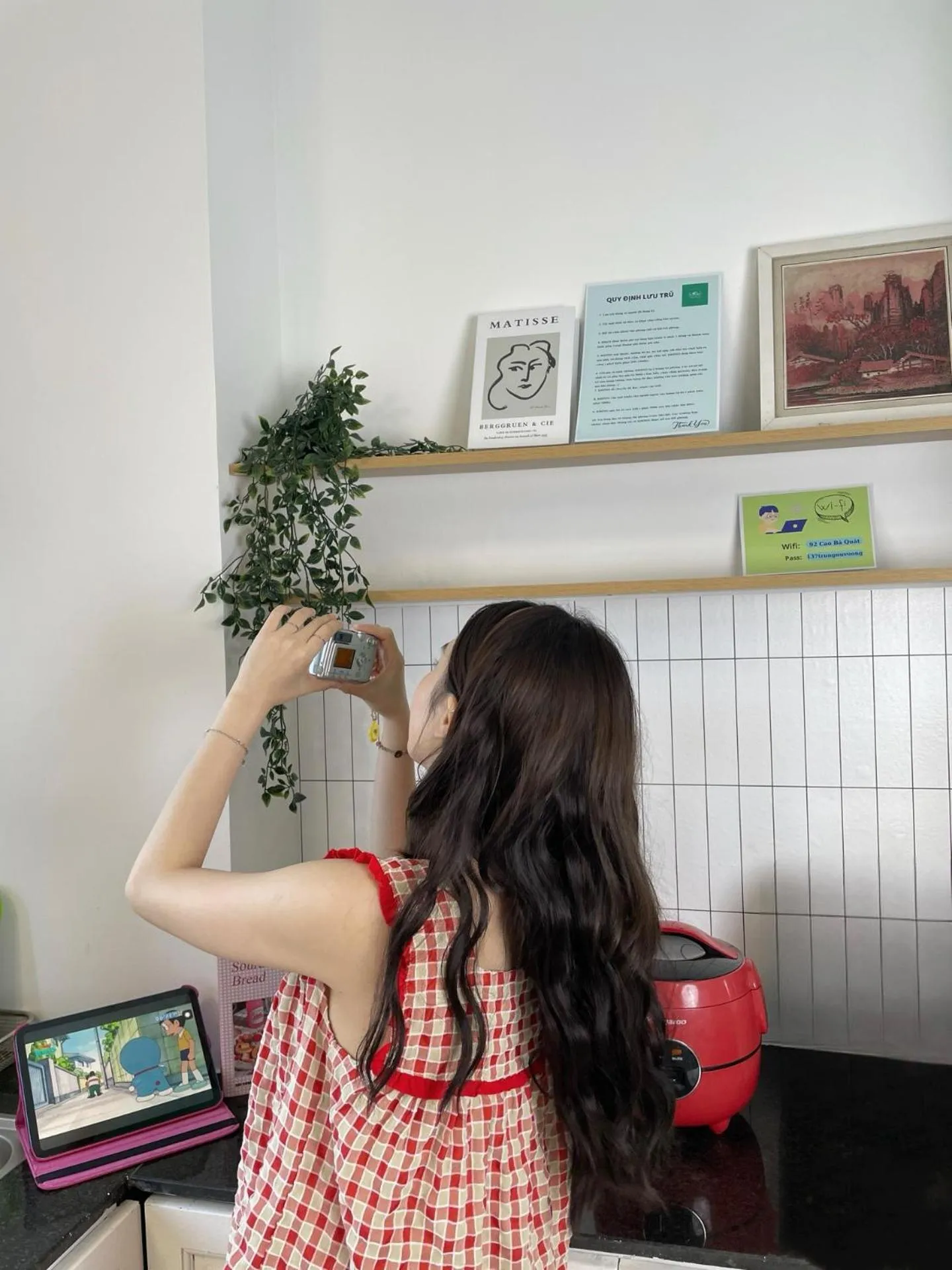 kitchen in Corgi House Danang