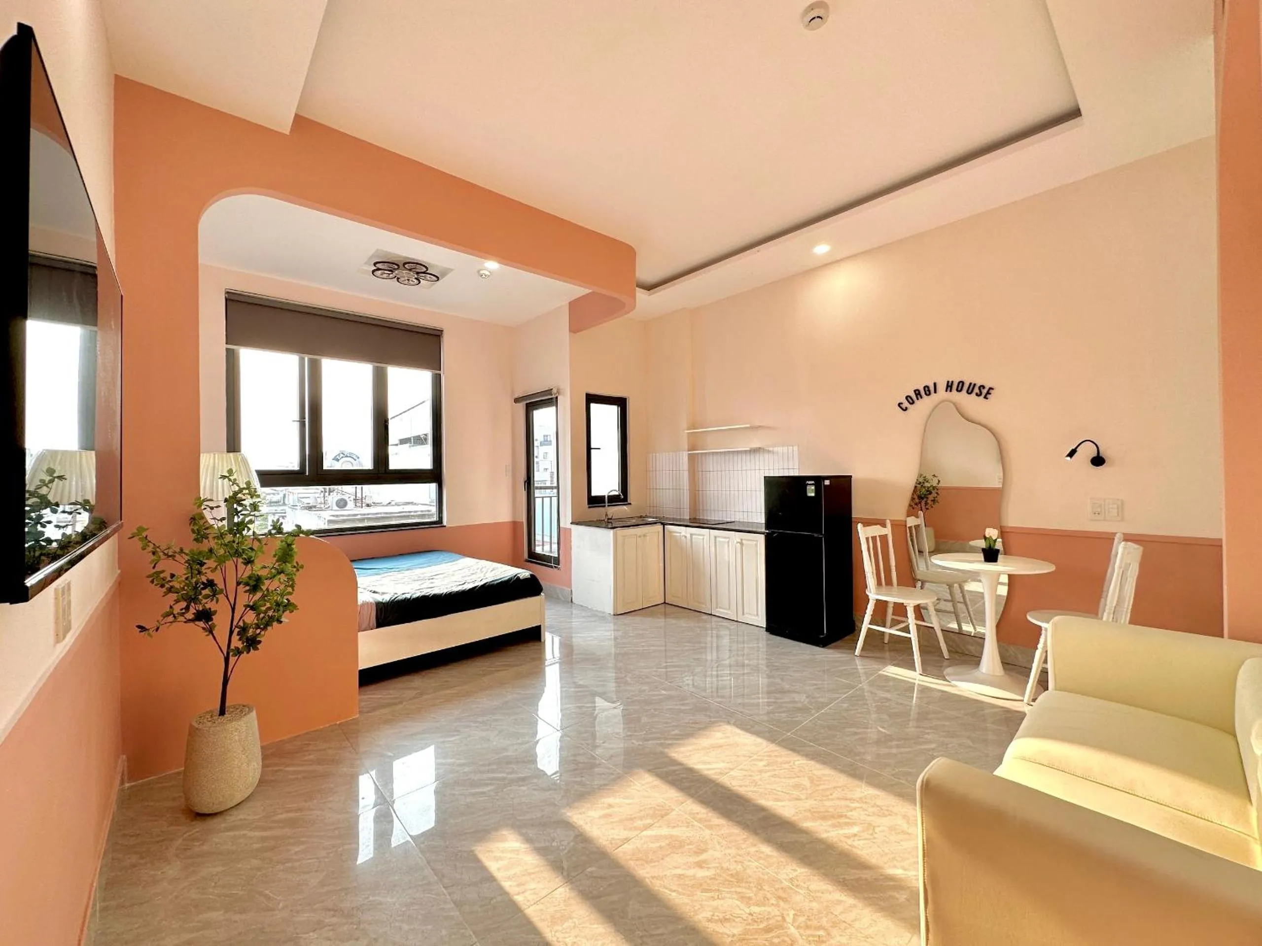 Bed in Corgi House Danang