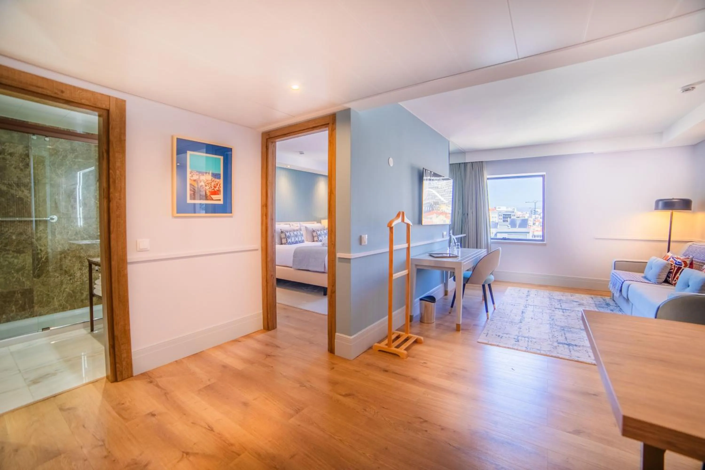 Bedroom in VIP Executive Suites do Marquês Hotel