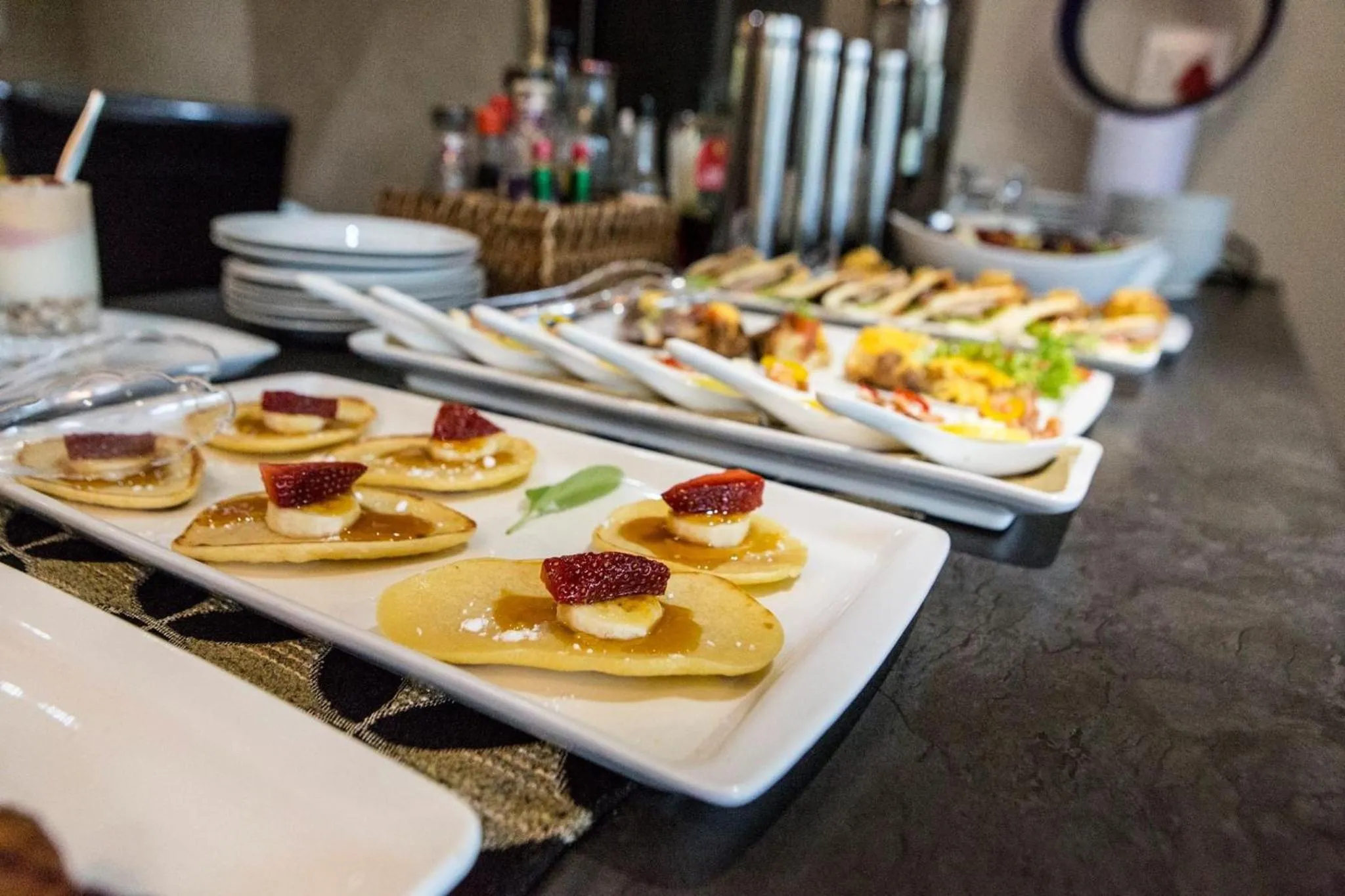 Buffet breakfast in Fish Eagle Manor