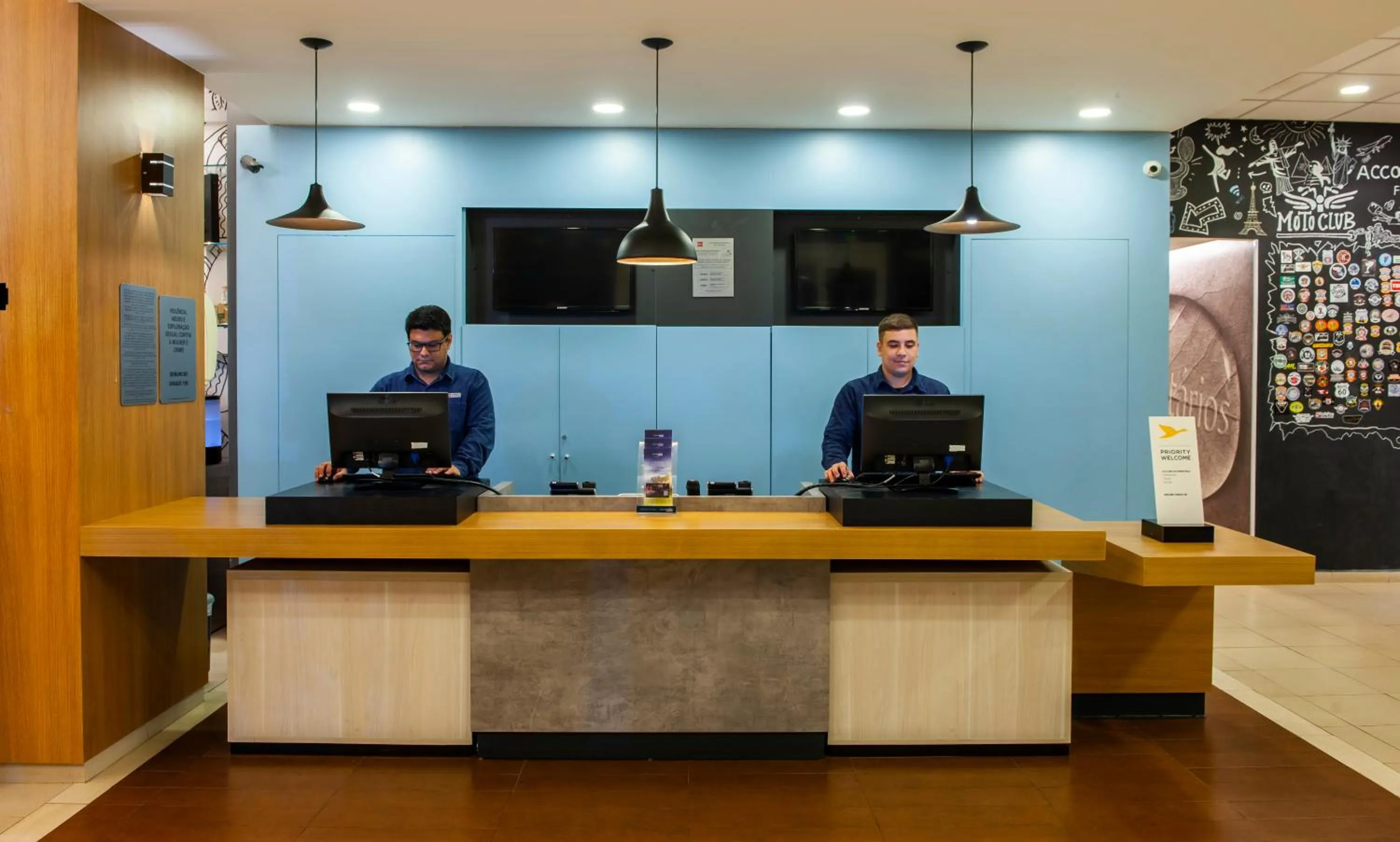 Lobby or reception in ibis Ourinhos