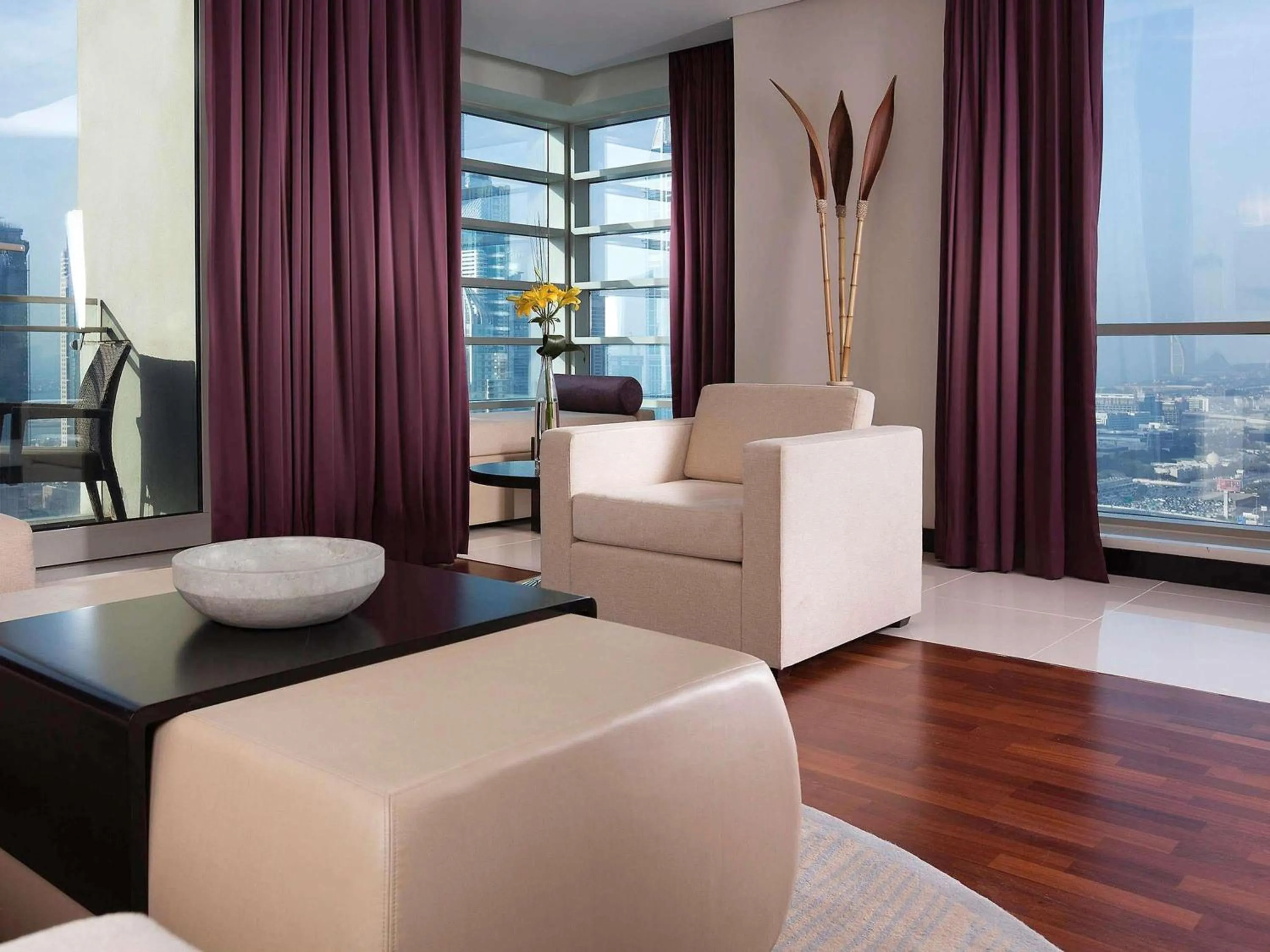 Bedroom in Pullman Dubai Jumeirah Lakes Towers