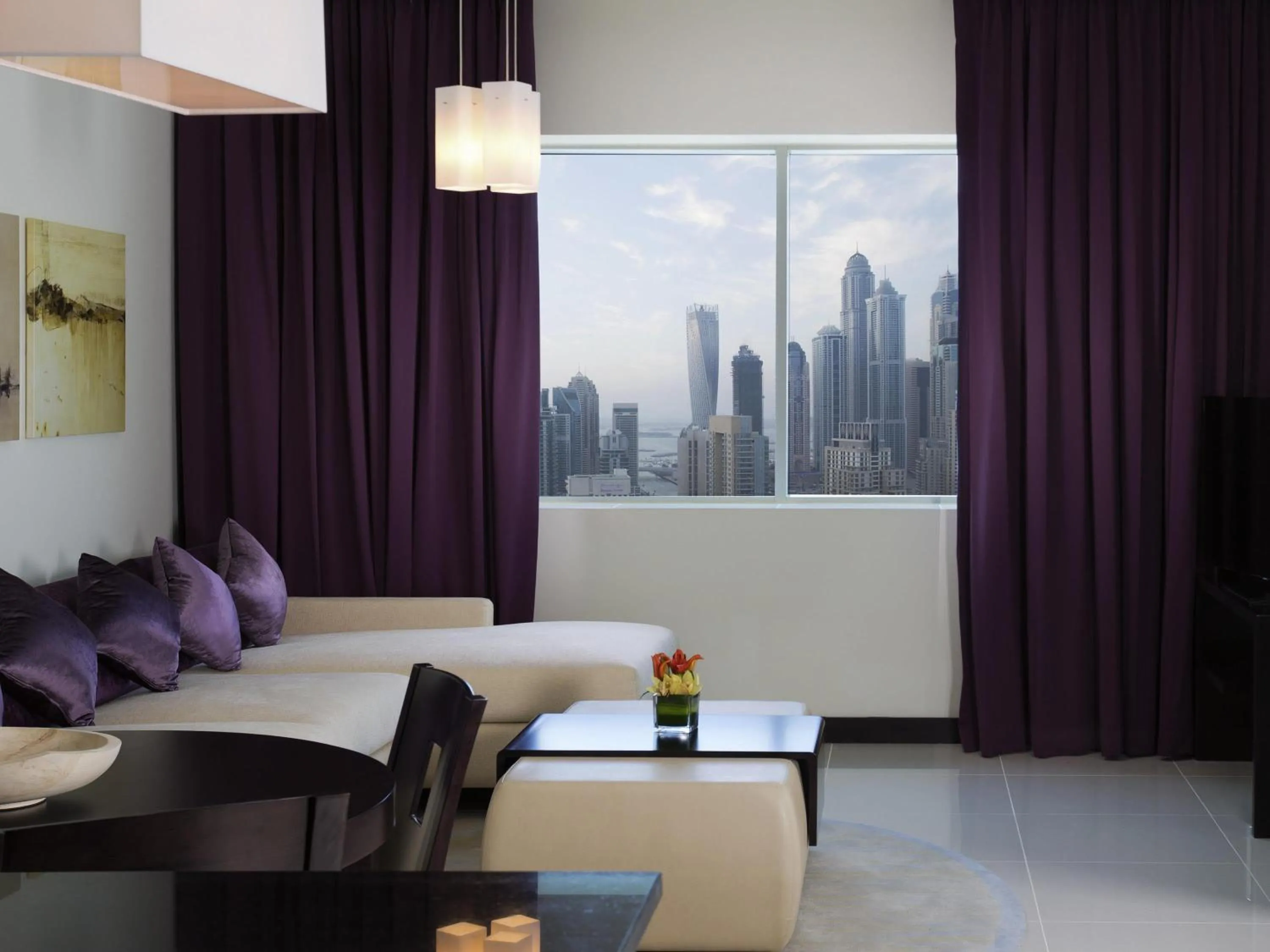 Bedroom in Pullman Dubai Jumeirah Lakes Towers