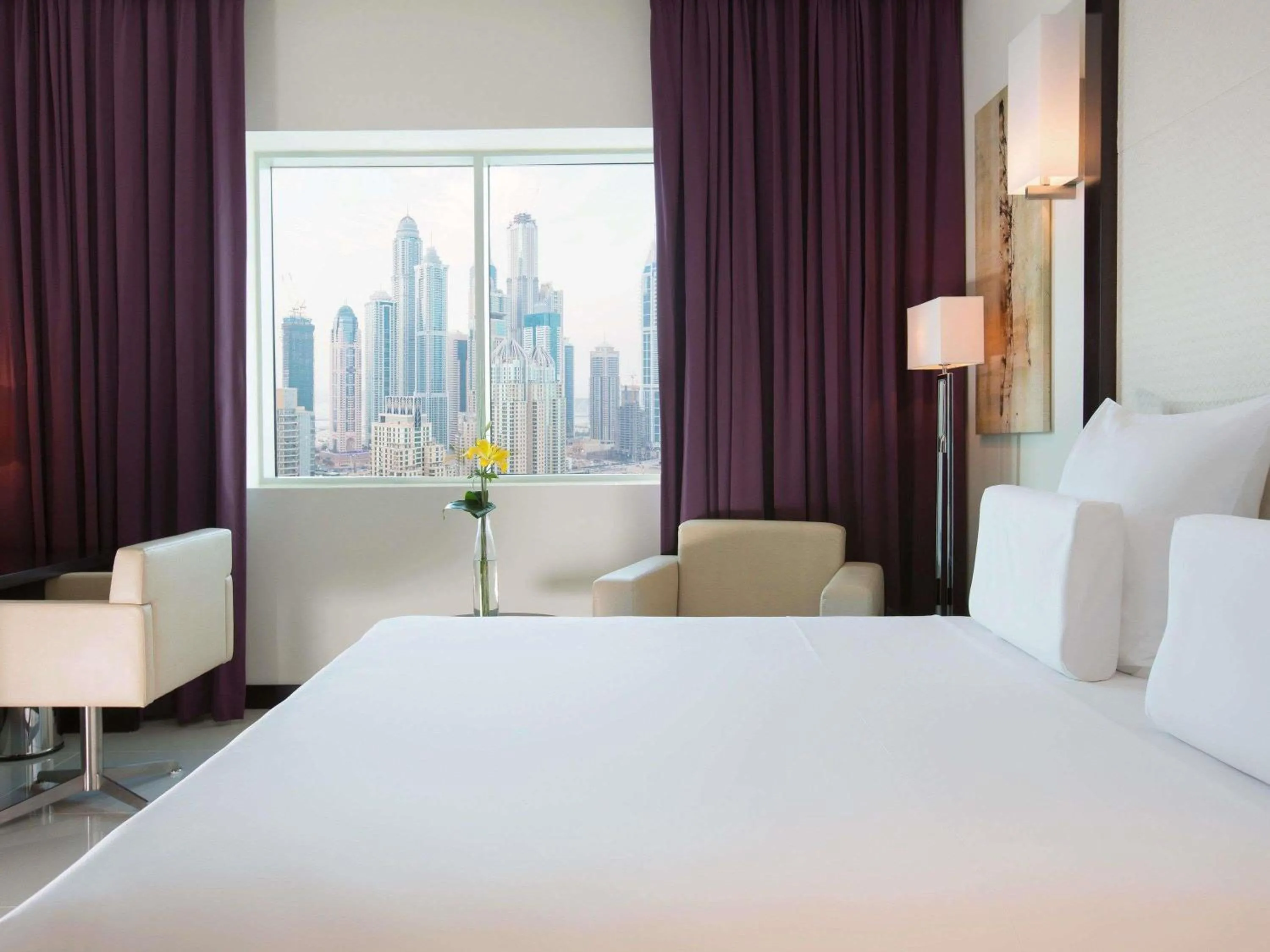 Bedroom, Bed in Pullman Dubai Jumeirah Lakes Towers
