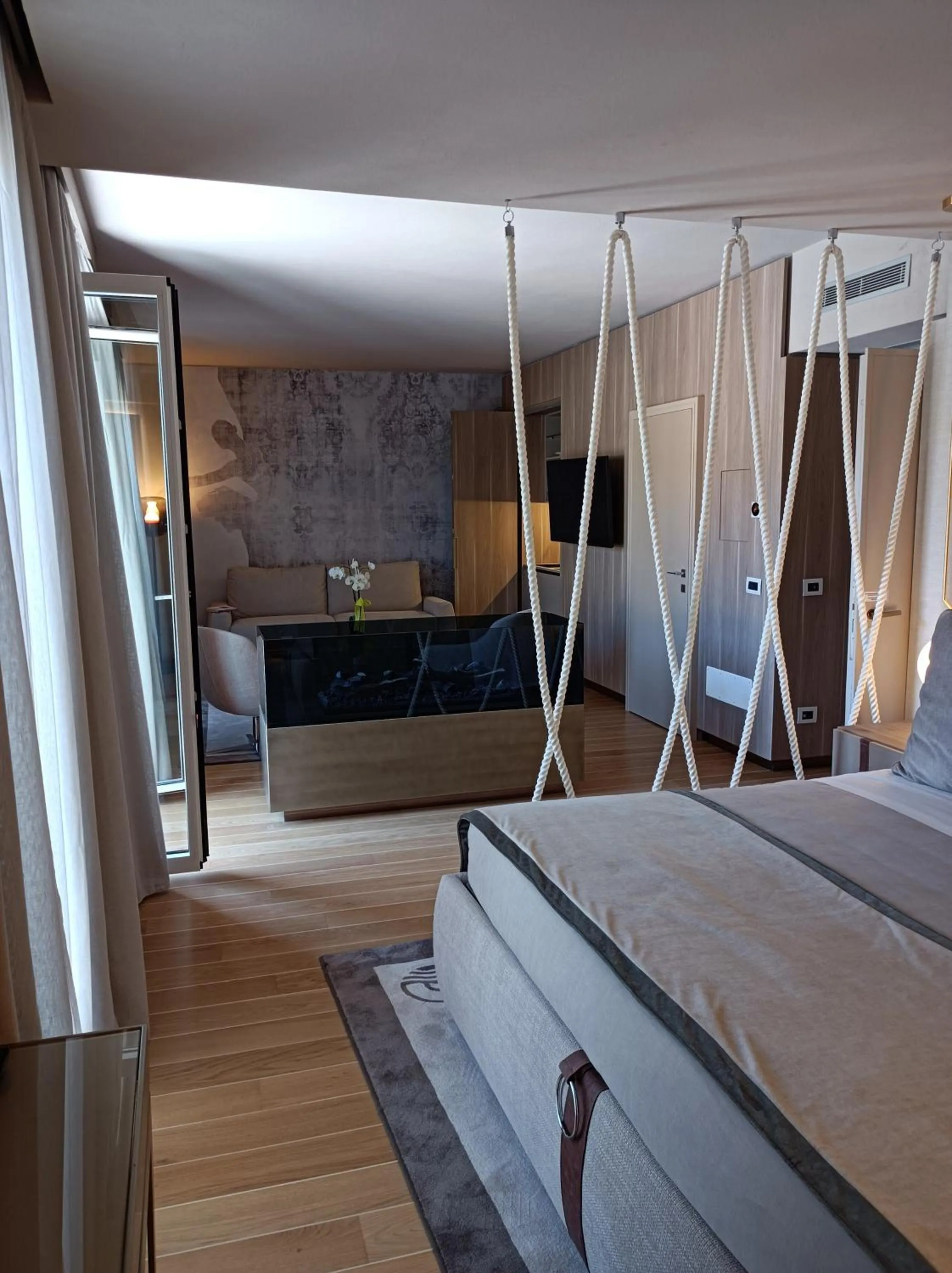 Bed in Miramare Suites