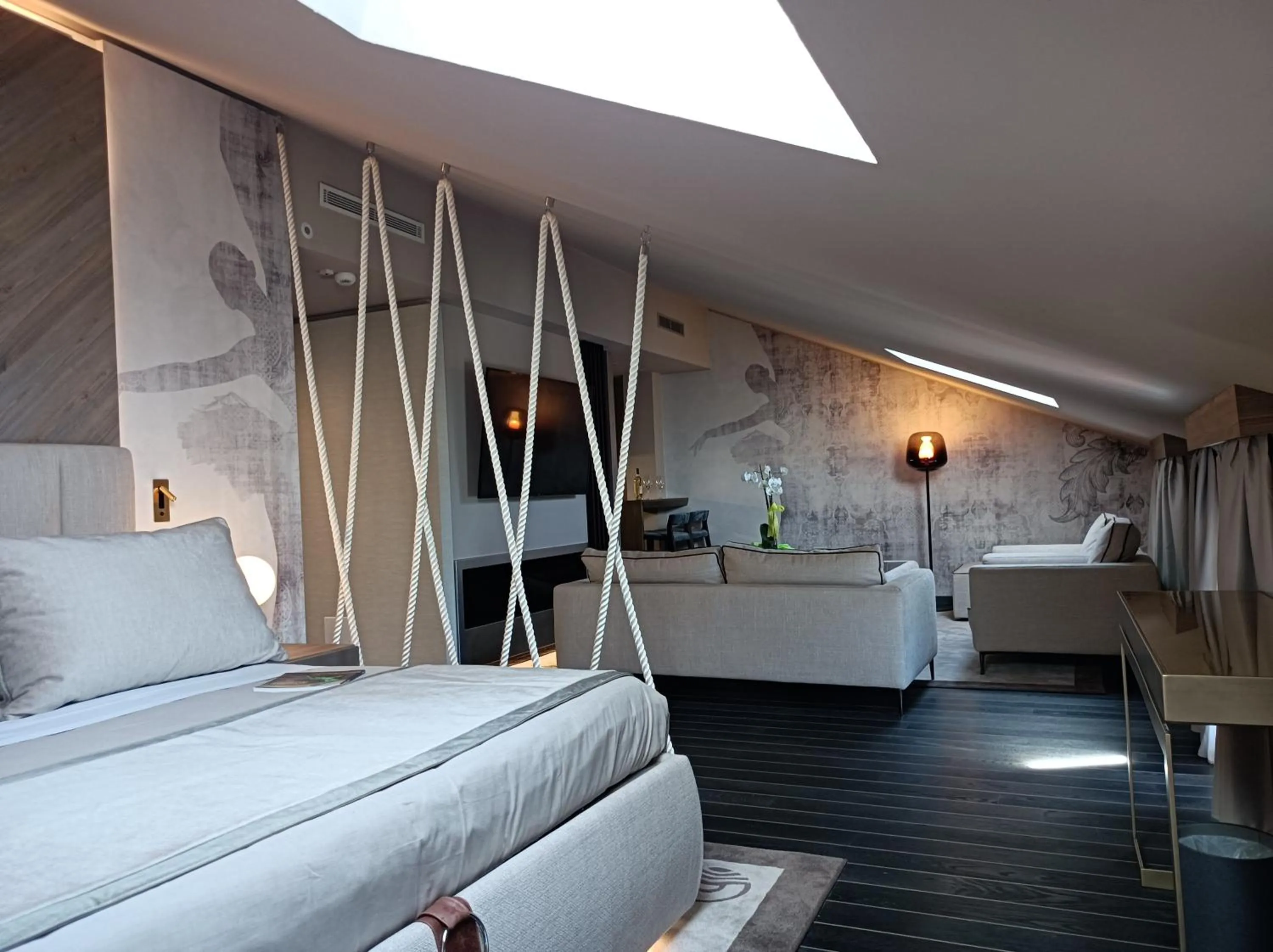 Bed in Miramare Suites