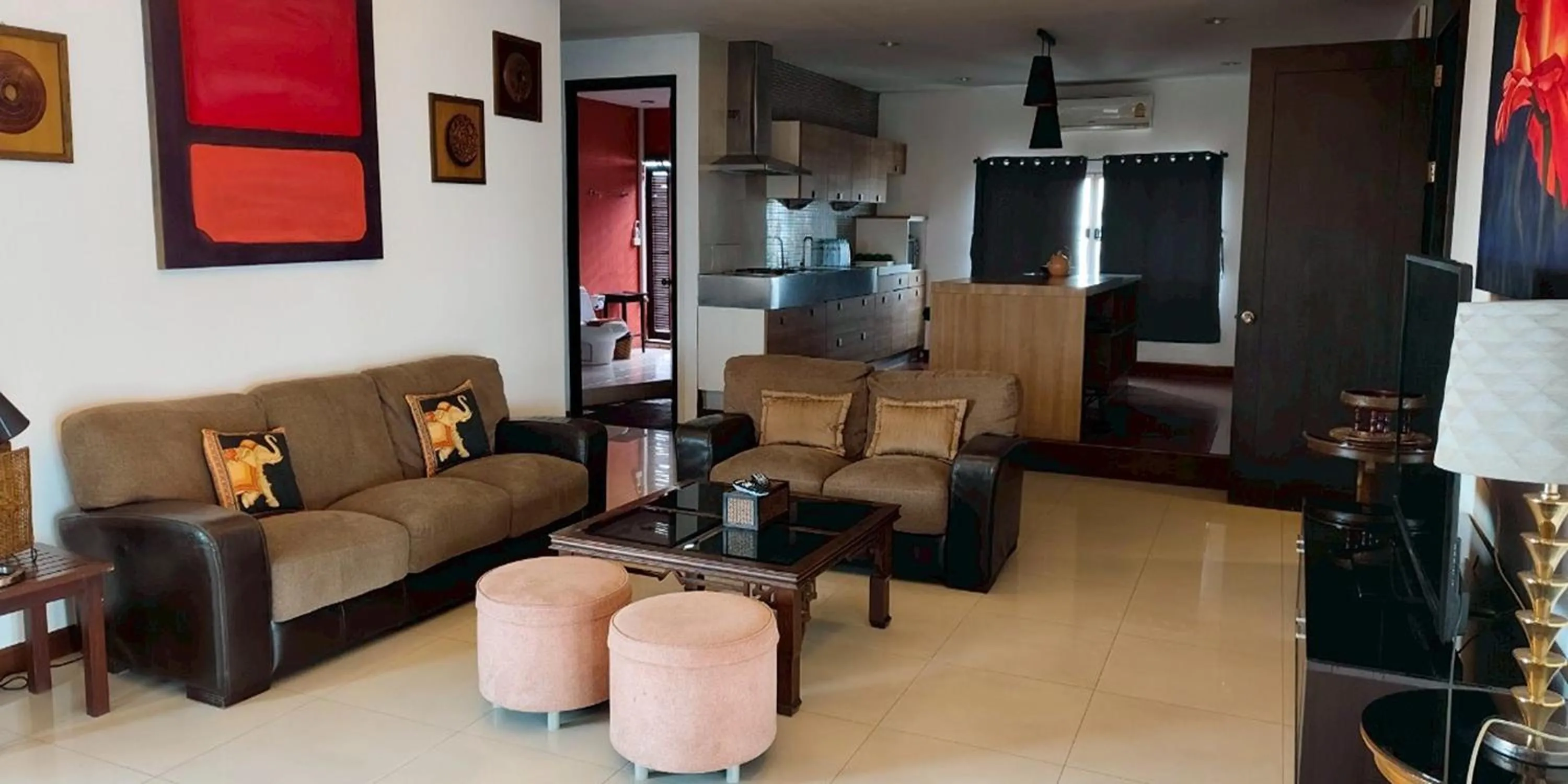 Living room in Gazebo Resort Pattaya