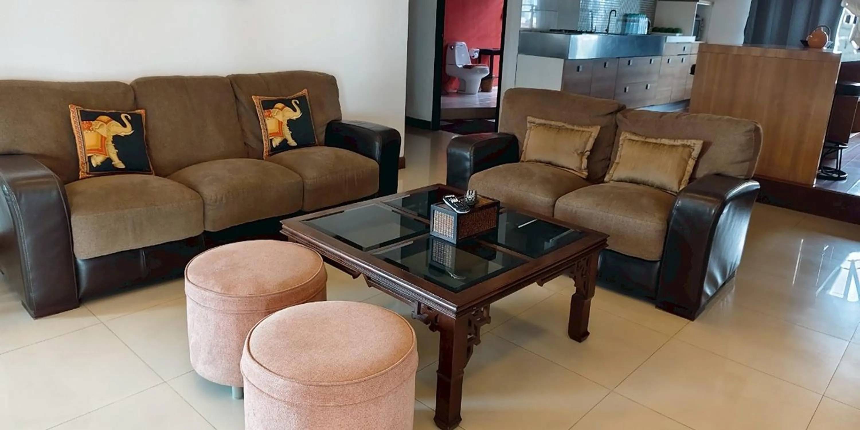 Living room in Gazebo Resort Pattaya