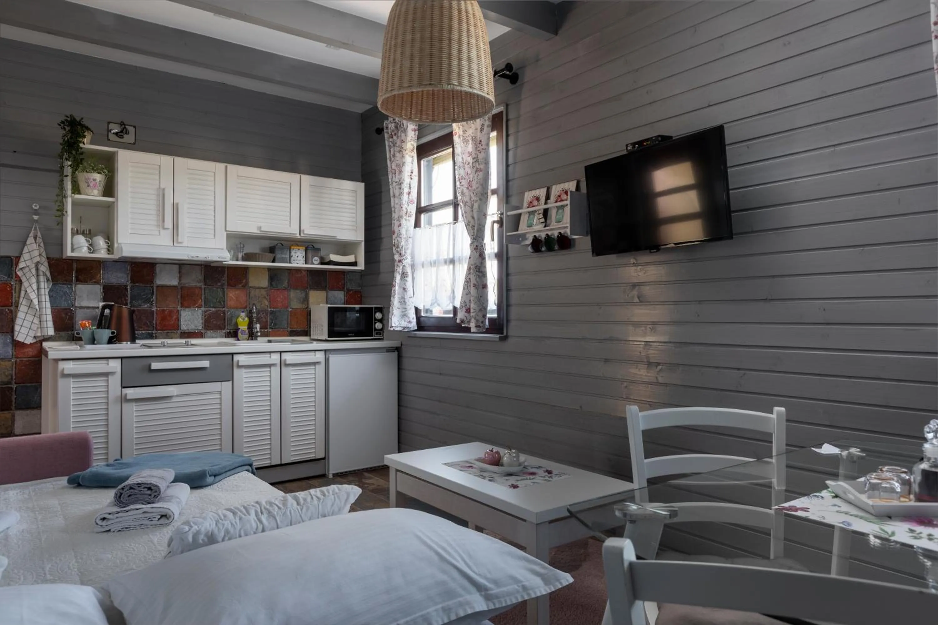 Kitchen or kitchenette in Apartmani Ivanka