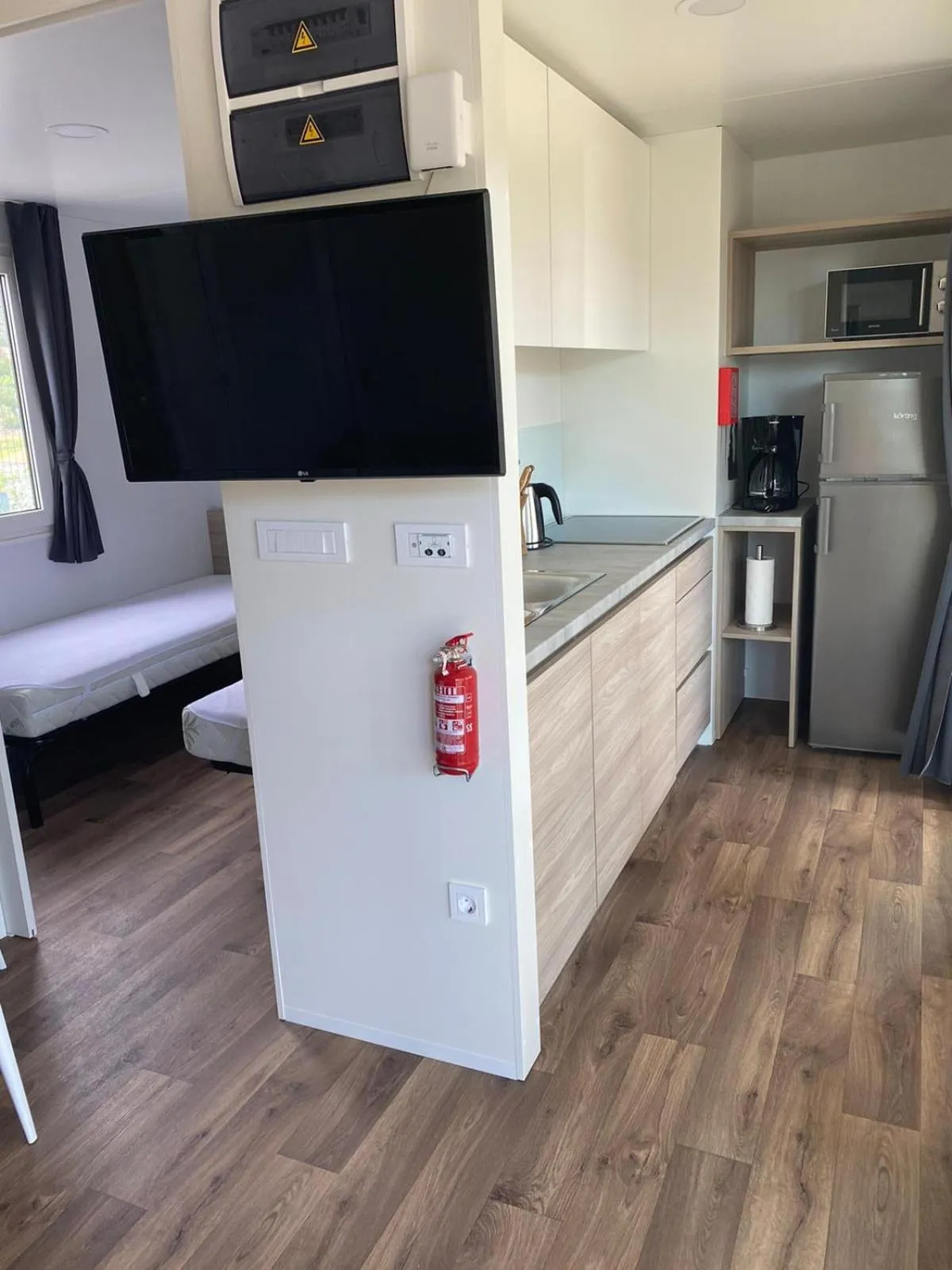 TV and multimedia in Victoria Mobilehome in Padova Premium Camping Resort