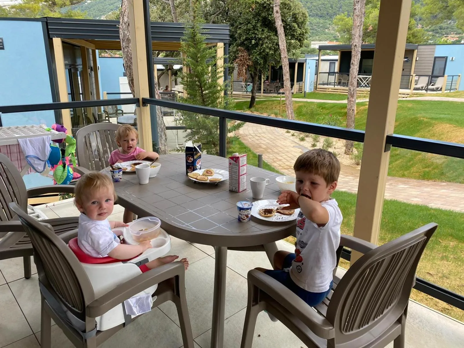 children in Victoria Mobilehome in Padova Premium Camping Resort