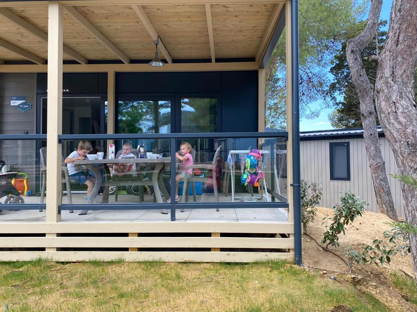 Facade/entrance in Victoria Mobilehome in Padova Premium Camping Resort