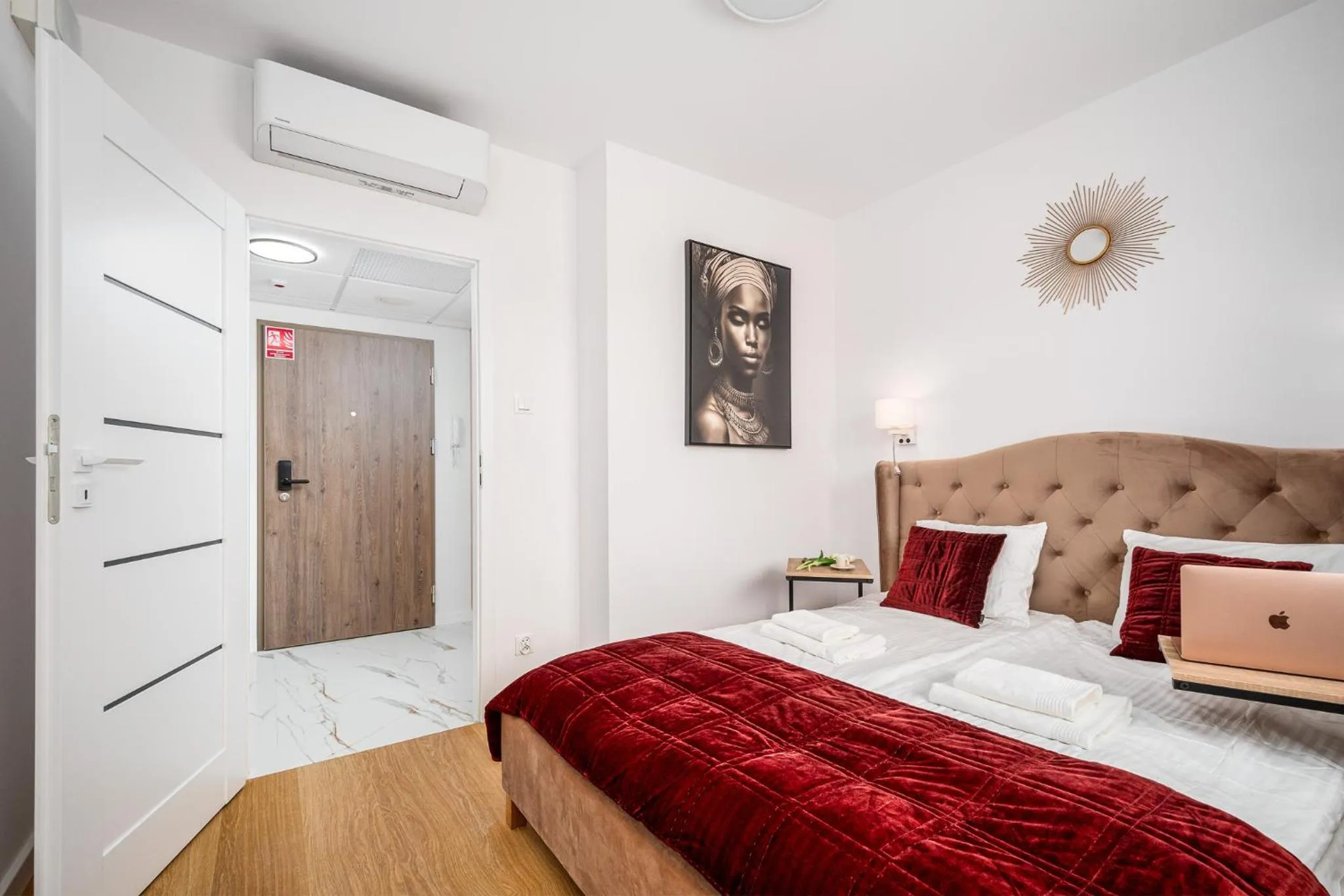 Bedroom, Bed in Pileckiego Residence