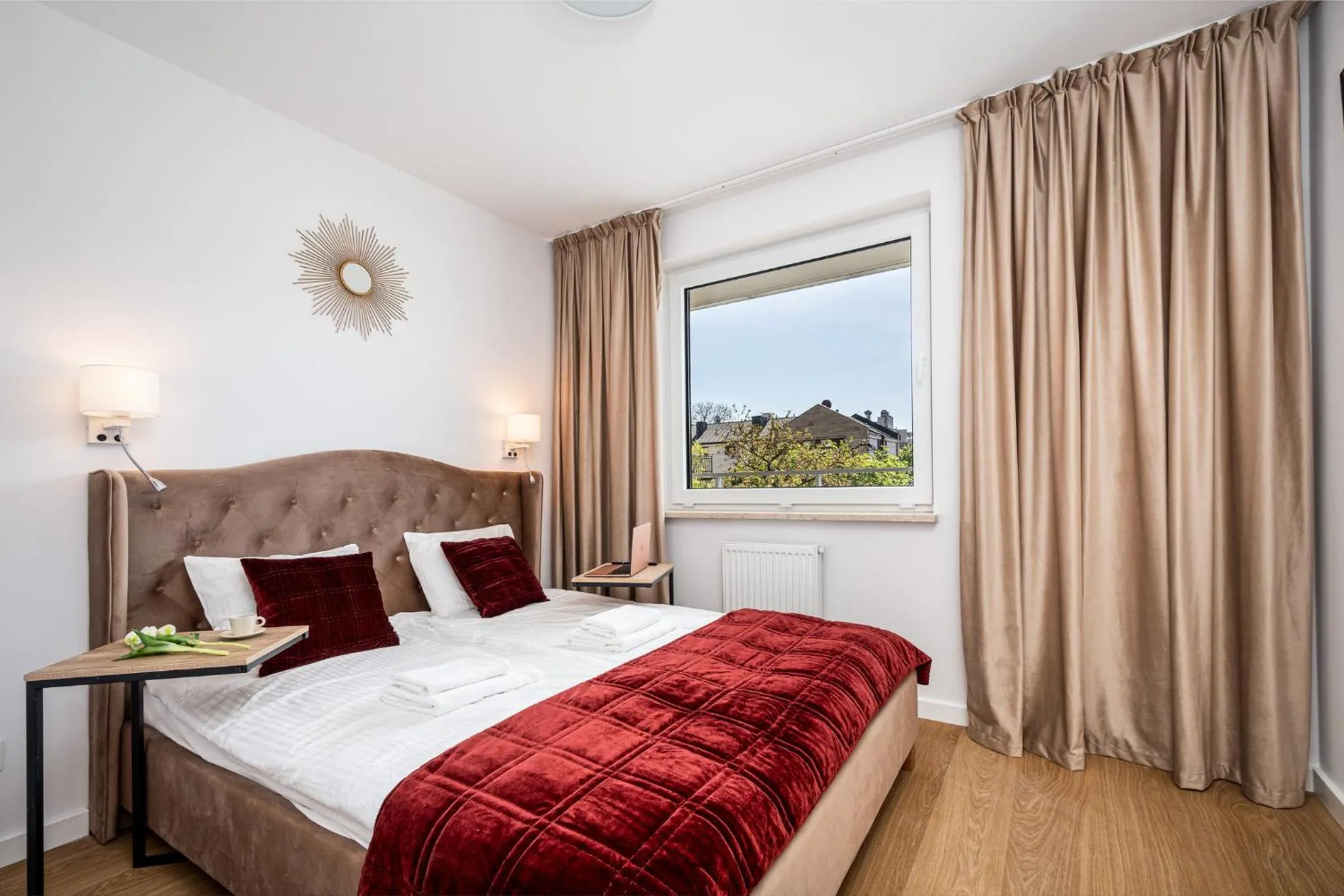 Bedroom, Bed in Pileckiego Residence