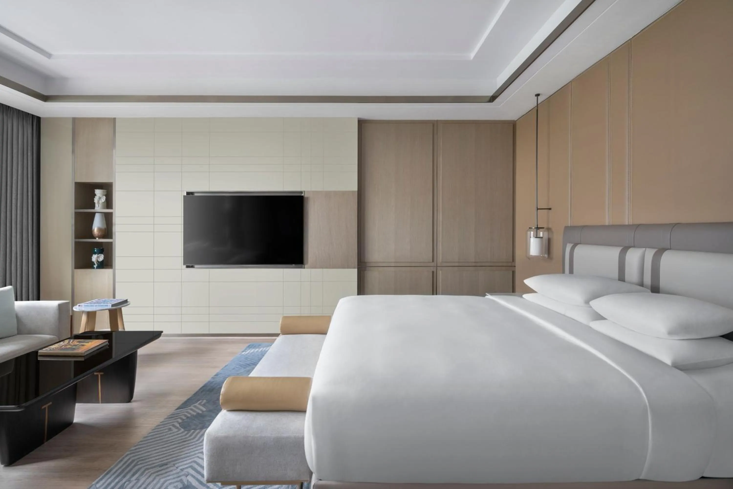 Photo of the whole room, Bed in Navi Mumbai Marriott