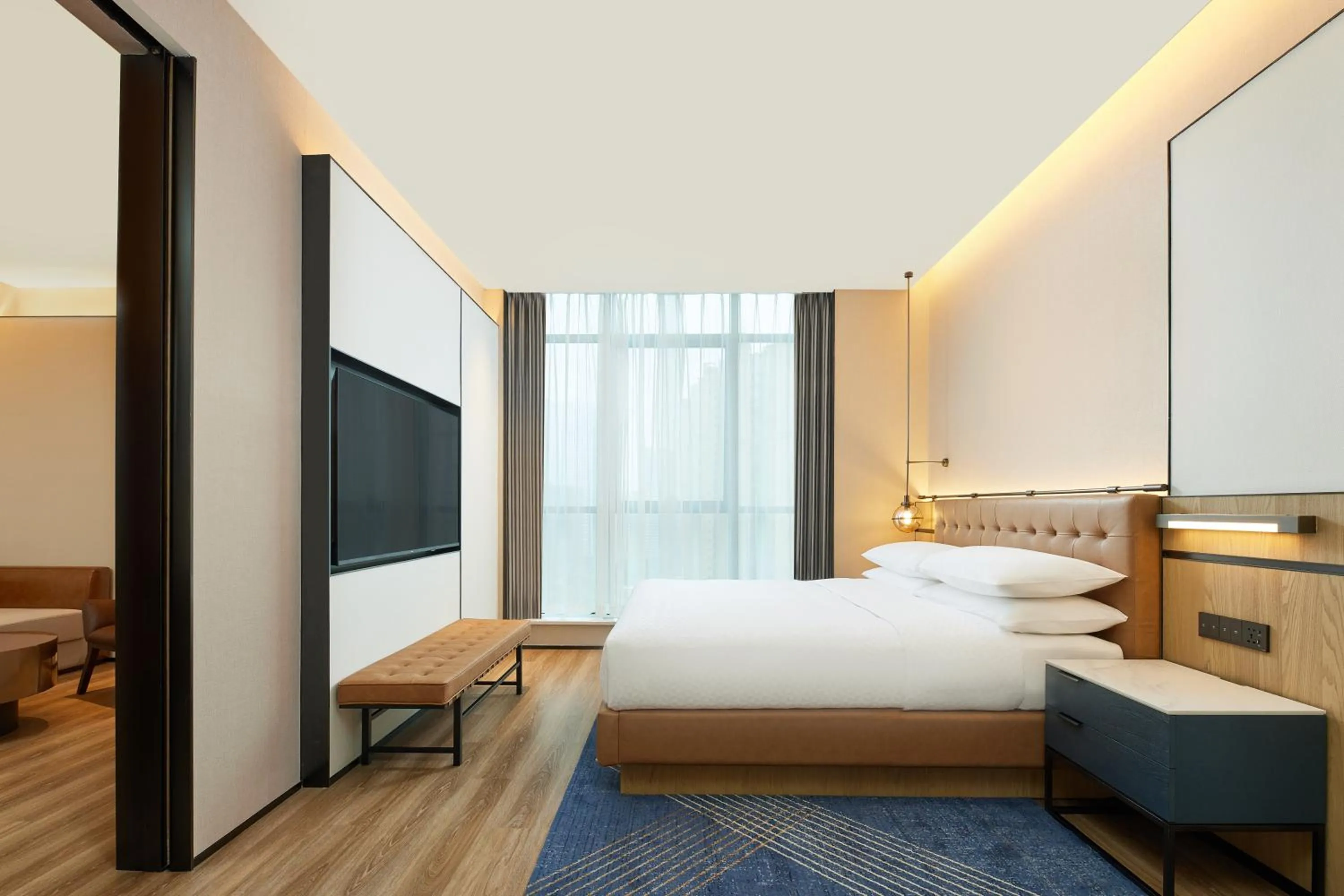 Bed in Four Points by Sheraton Chengdu, High-Tech Zone Exhibition Center