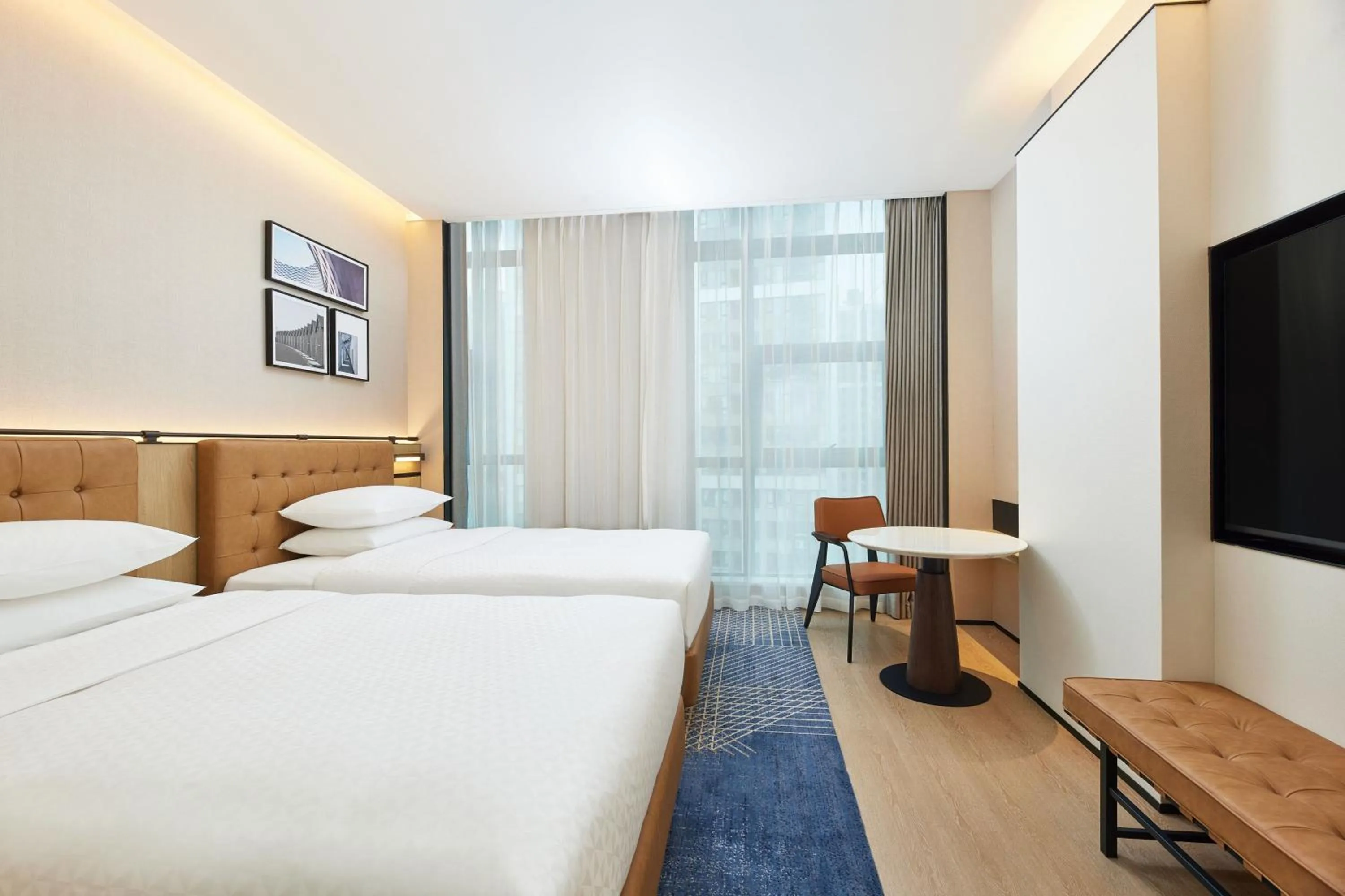 Photo of the whole room, Bed in Four Points by Sheraton Chengdu, High-Tech Zone Exhibition Center
