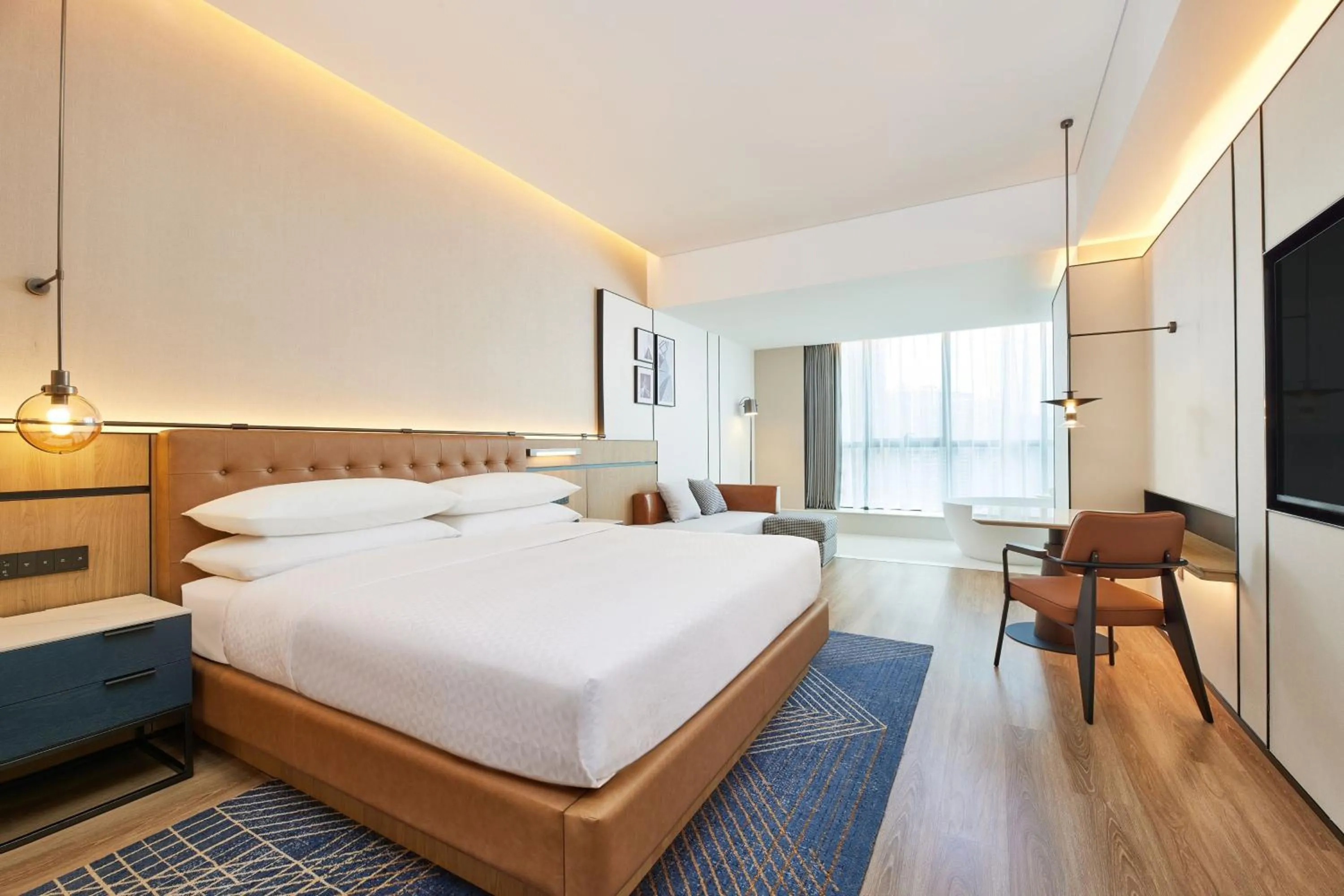 Bedroom, Bed in Four Points by Sheraton Chengdu, High-Tech Zone Exhibition Center