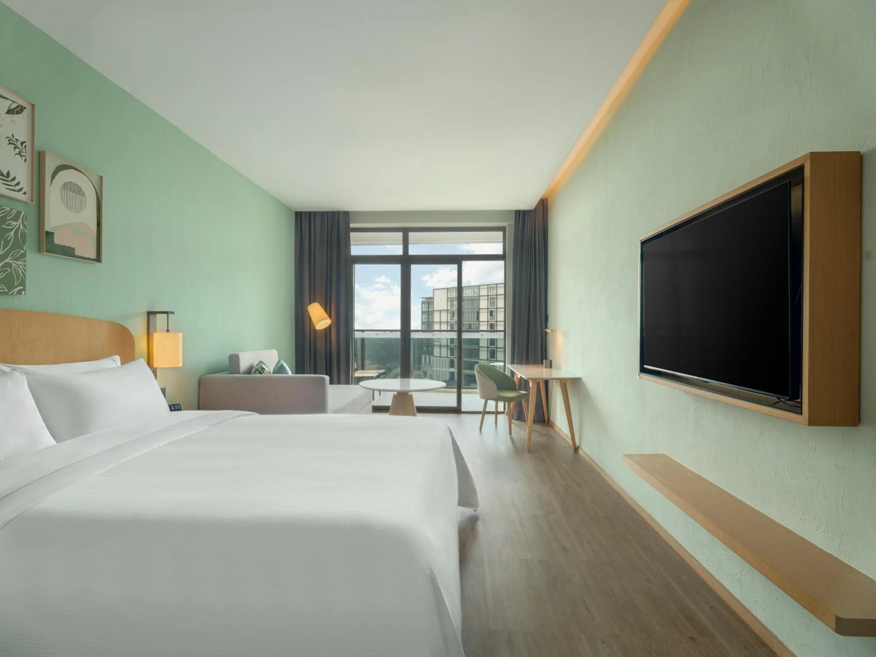 Photo of the whole room, Bed in Element Yangjiang Hailing Island