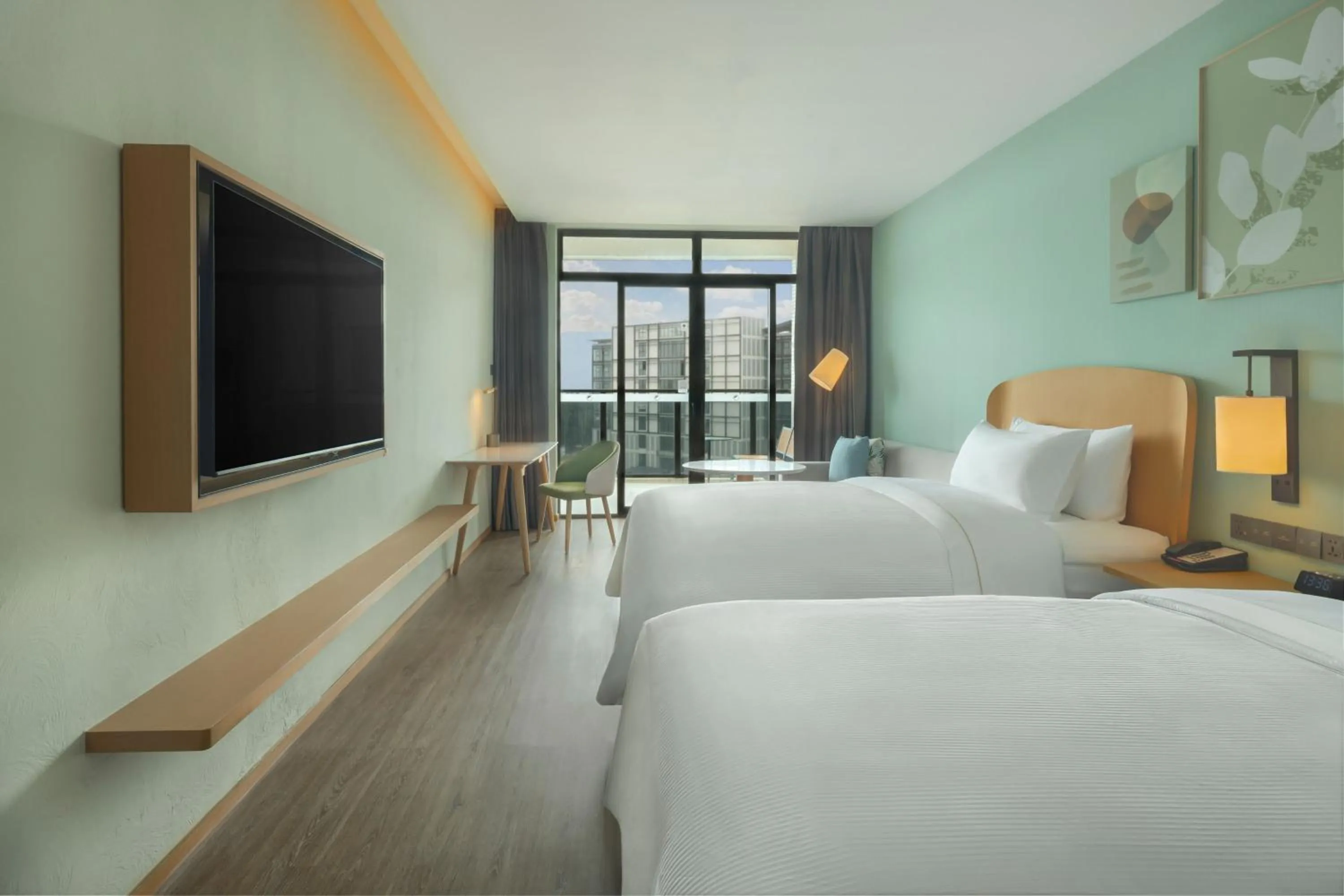 Photo of the whole room, Bed in Element Yangjiang Hailing Island