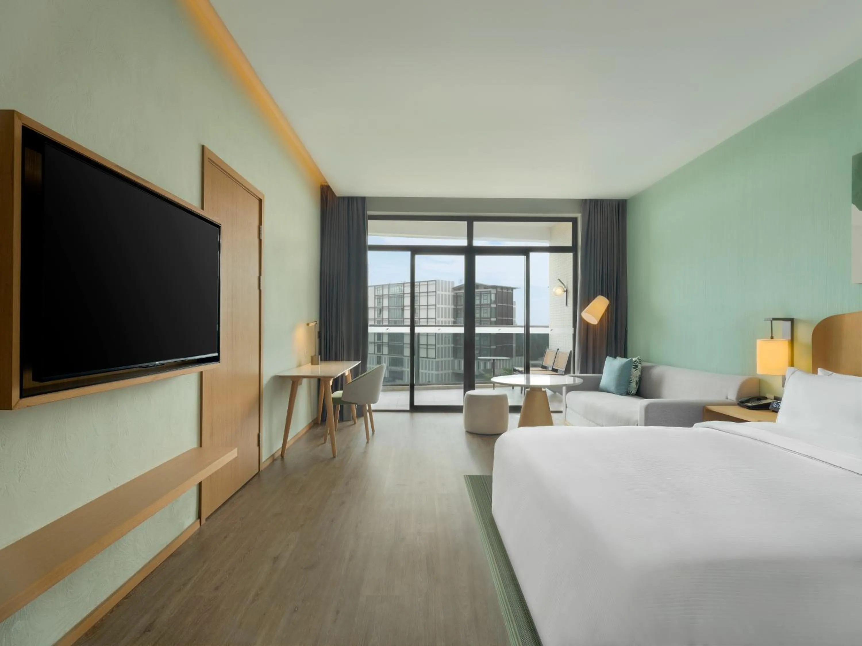 Photo of the whole room, Bed in Element Yangjiang Hailing Island