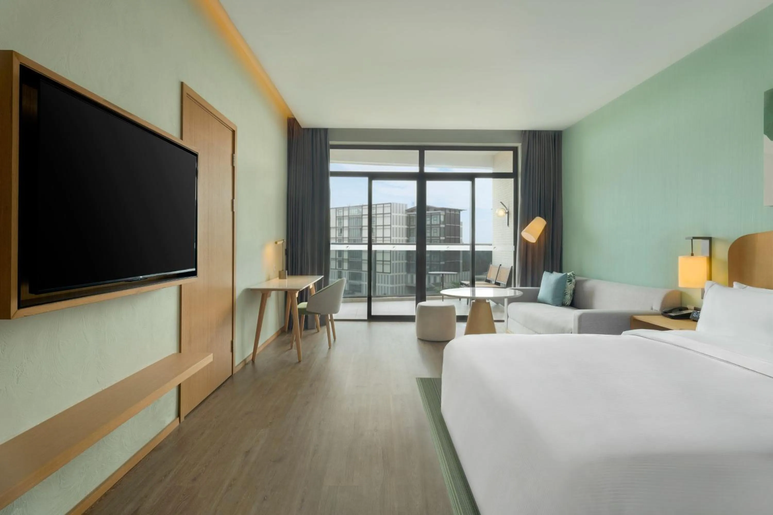 Photo of the whole room, Bed in Element Yangjiang Hailing Island