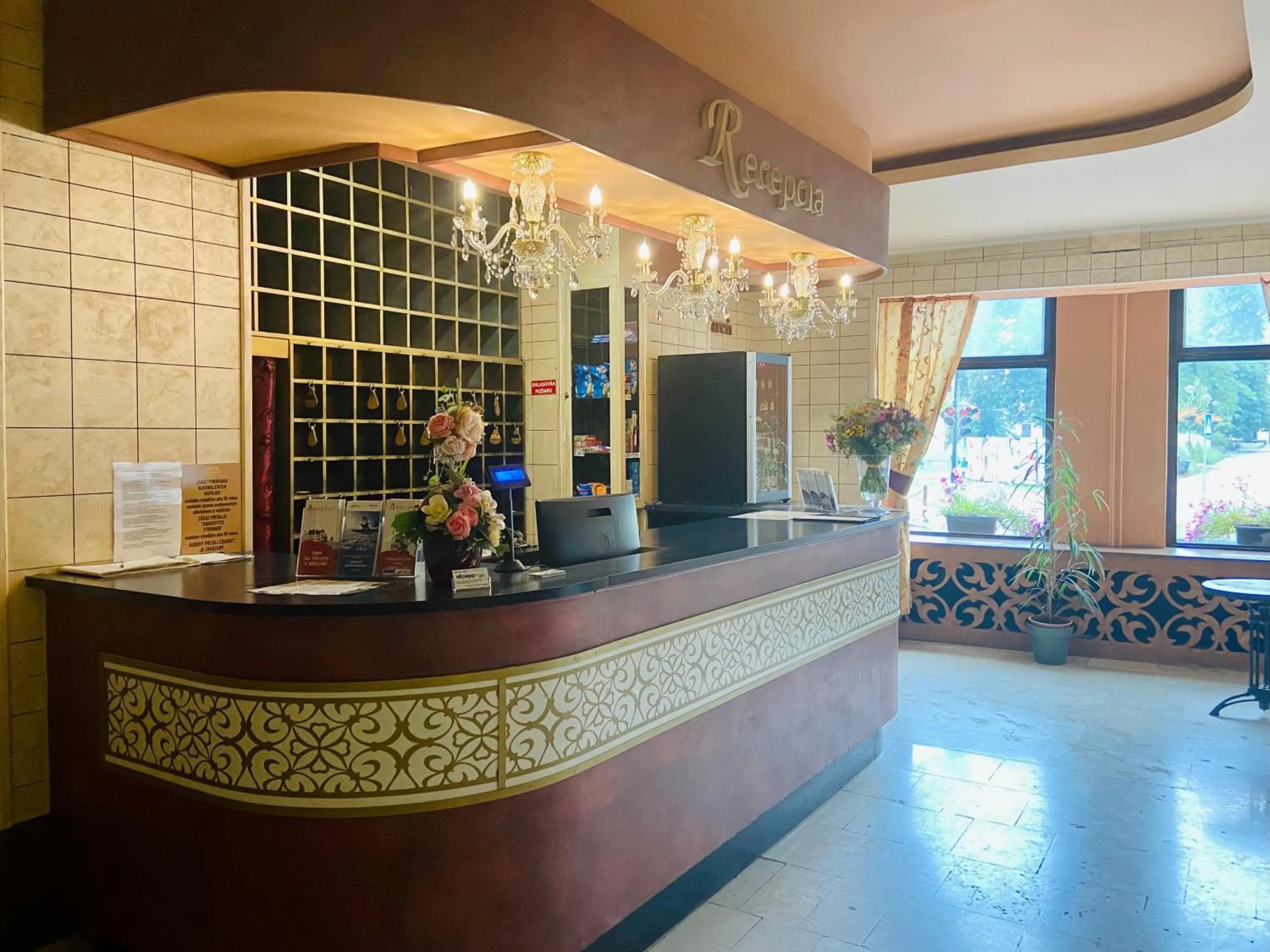 Lobby or reception in Hotel Ďumbier