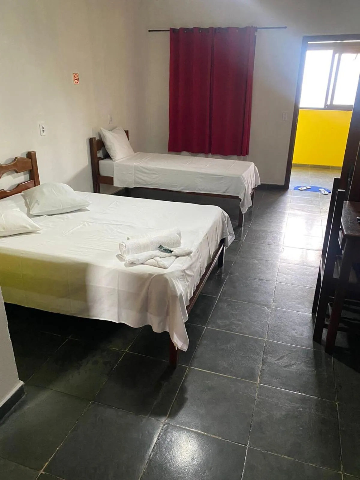 Bedroom in Pousada e Restaurante Frente Mar H Guarujá