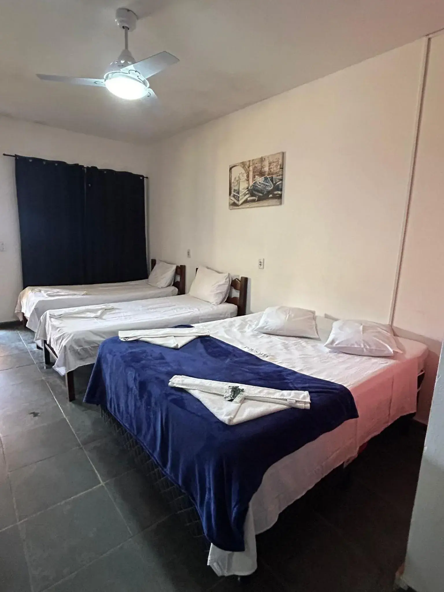 Quadruple Room in Pousada e Restaurante Frente Mar H Guarujá Quadruple Room in Pousada e Restaurante Frente Mar H Guarujá