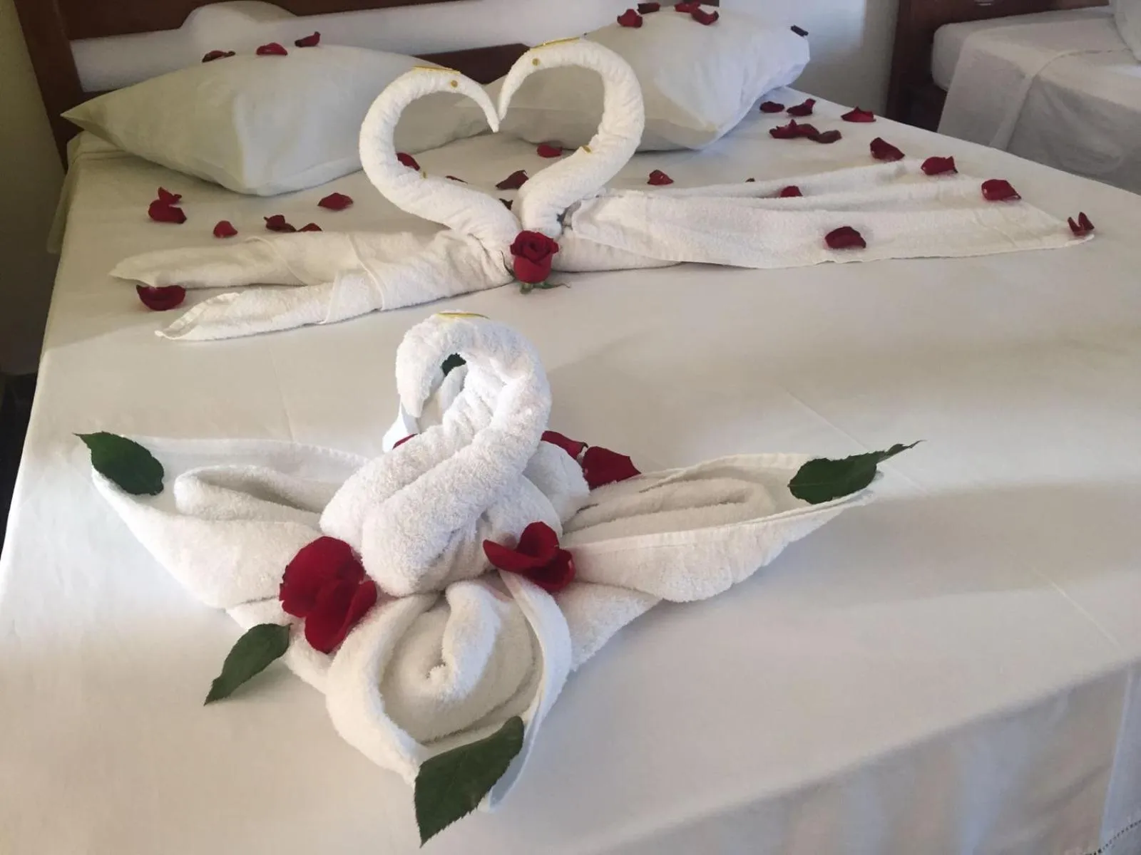 Bed in Pousada e Restaurante Frente Mar H Guarujá