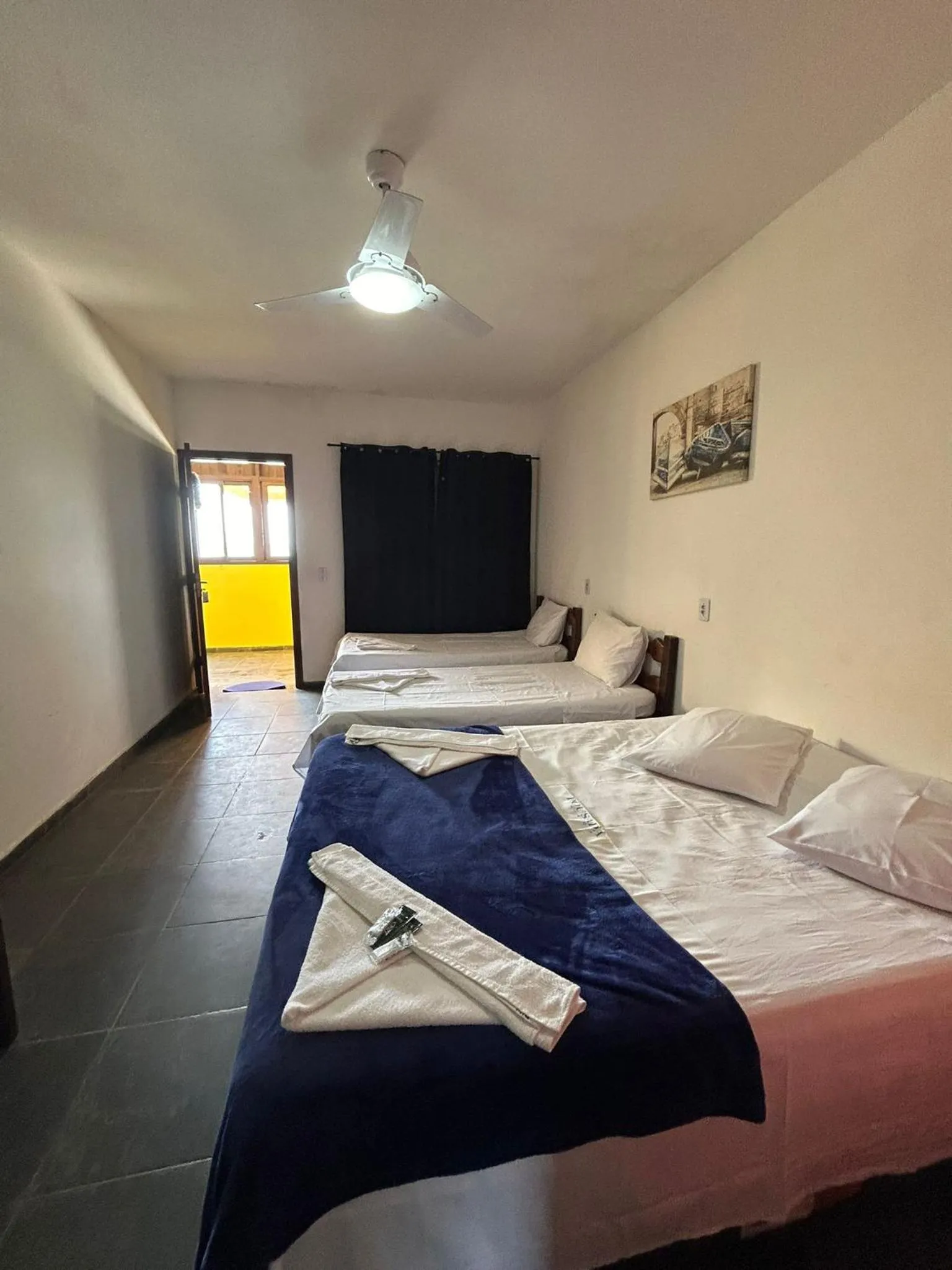 Bedroom in Pousada e Restaurante Frente Mar H Guarujá
